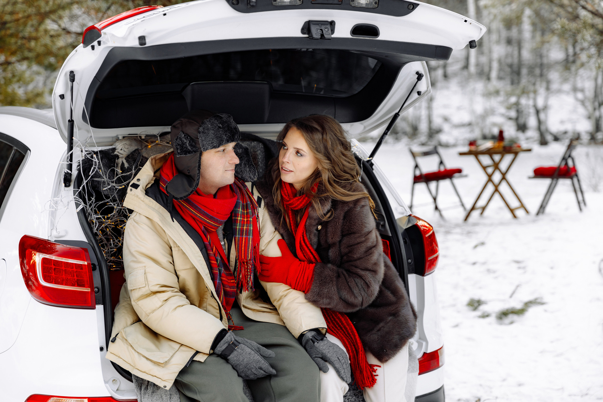 Фотограф Анна Руданова. Зимняя фотосессия на природе