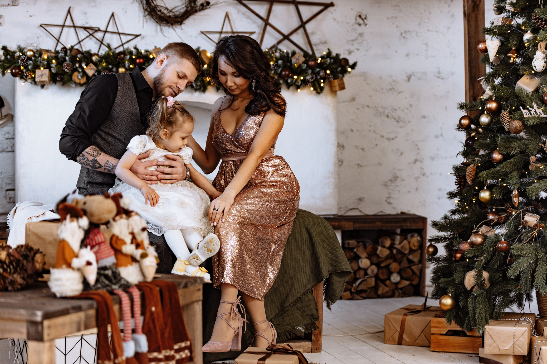 Семейная съемка Эвелина, Сергей и Кира