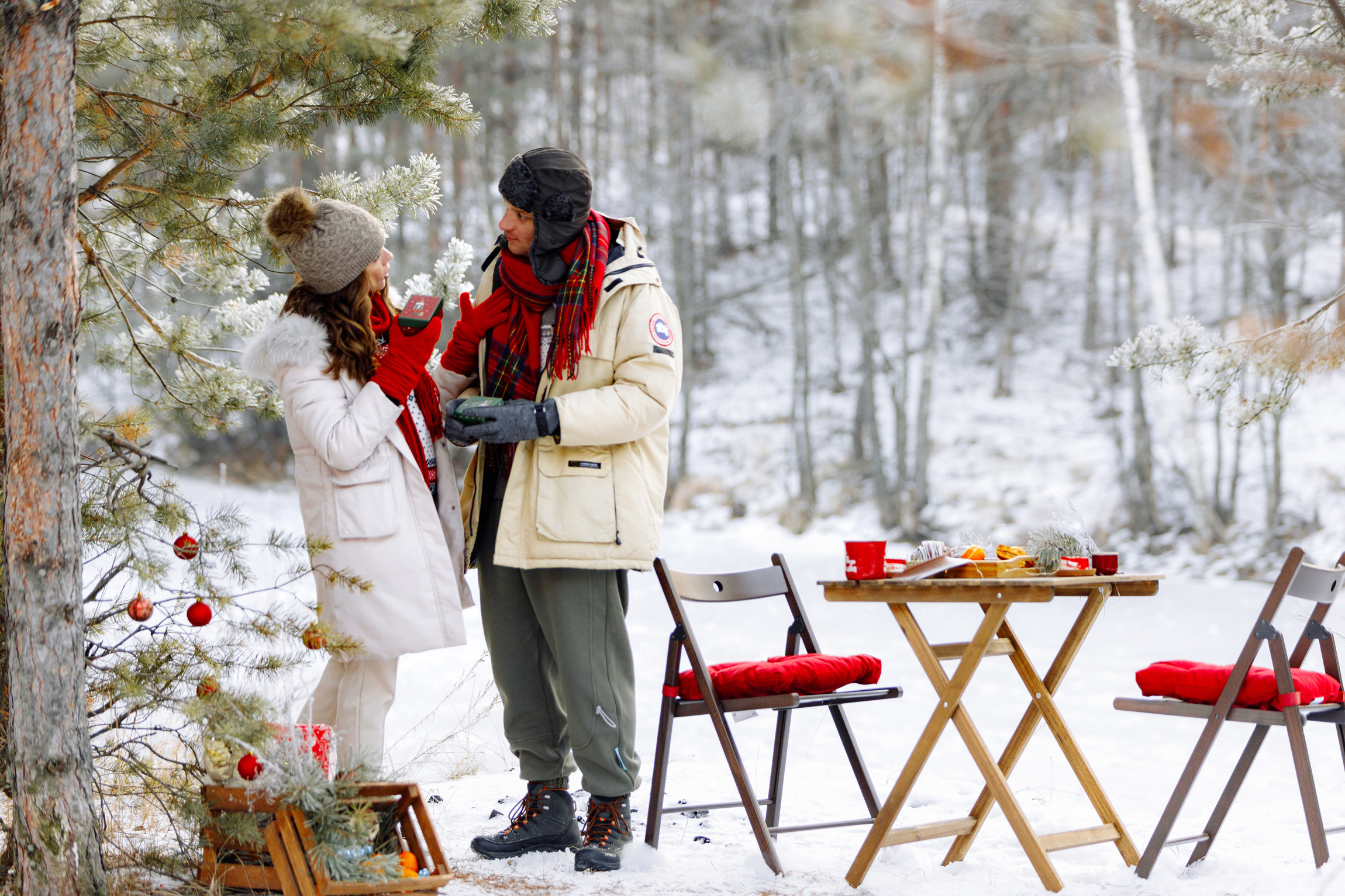 Фотограф Анна Руданова. Зимняя фотосессия на природе
