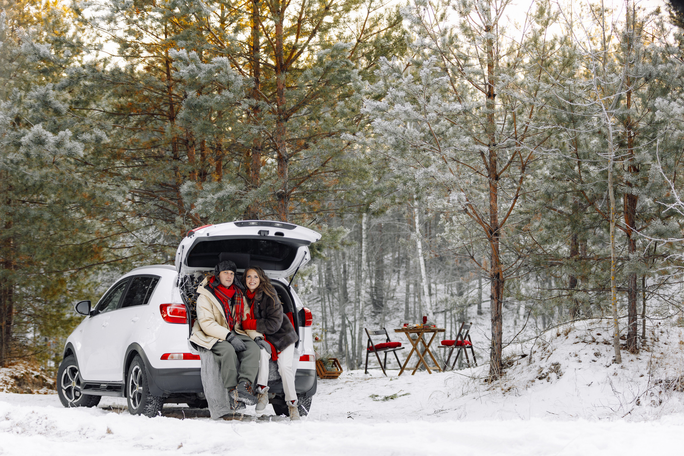Фотограф Анна Руданова. Зимняя фотосессия на природе