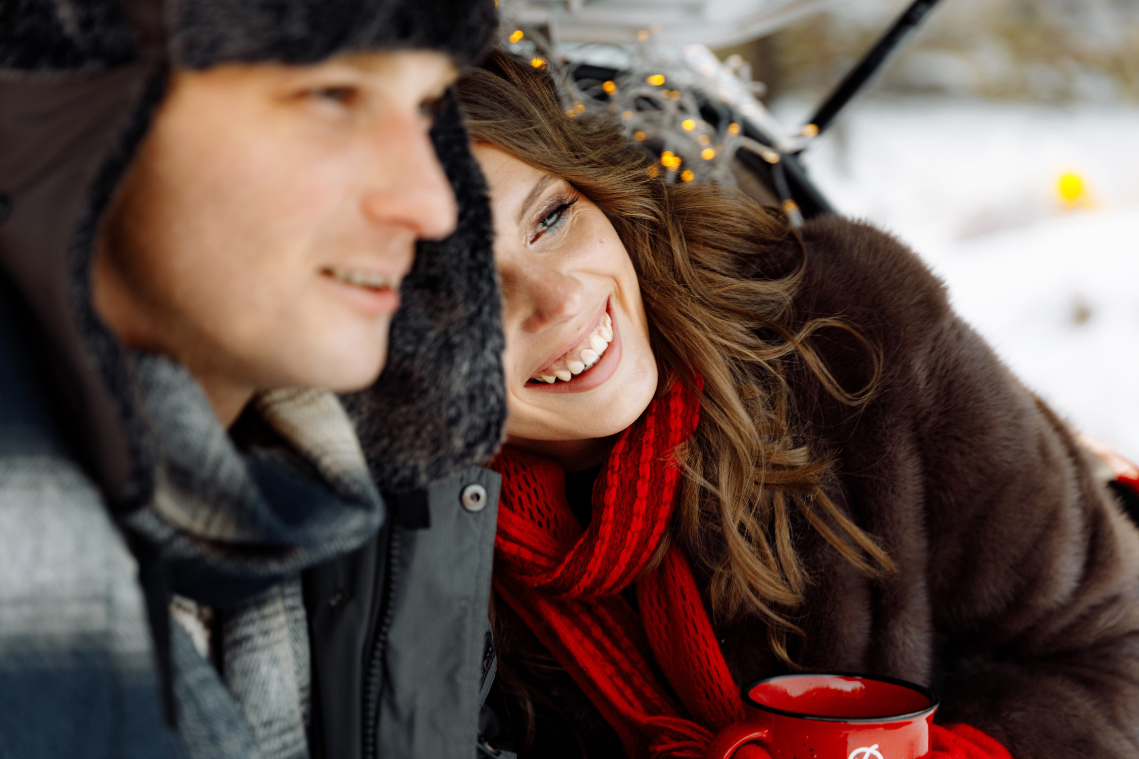 Фотограф Анна Руданова. Зимняя фотосессия на природе