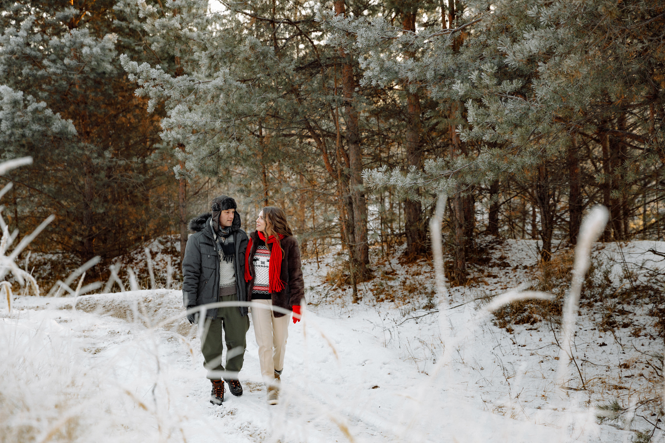 Фотограф Анна Руданова. Зимняя фотосессия на природе