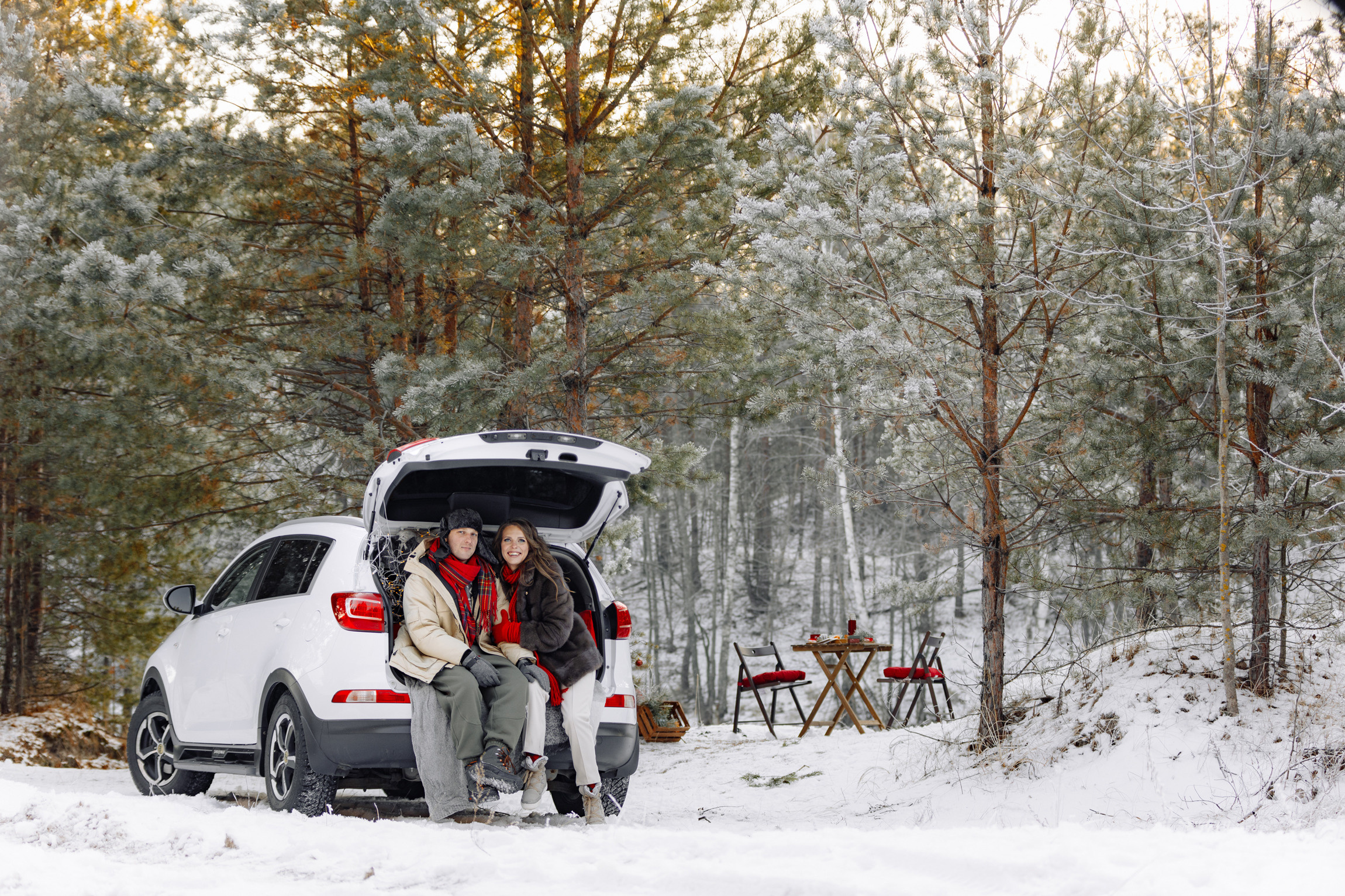 Фотограф Анна Руданова. Зимняя фотосессия на природе