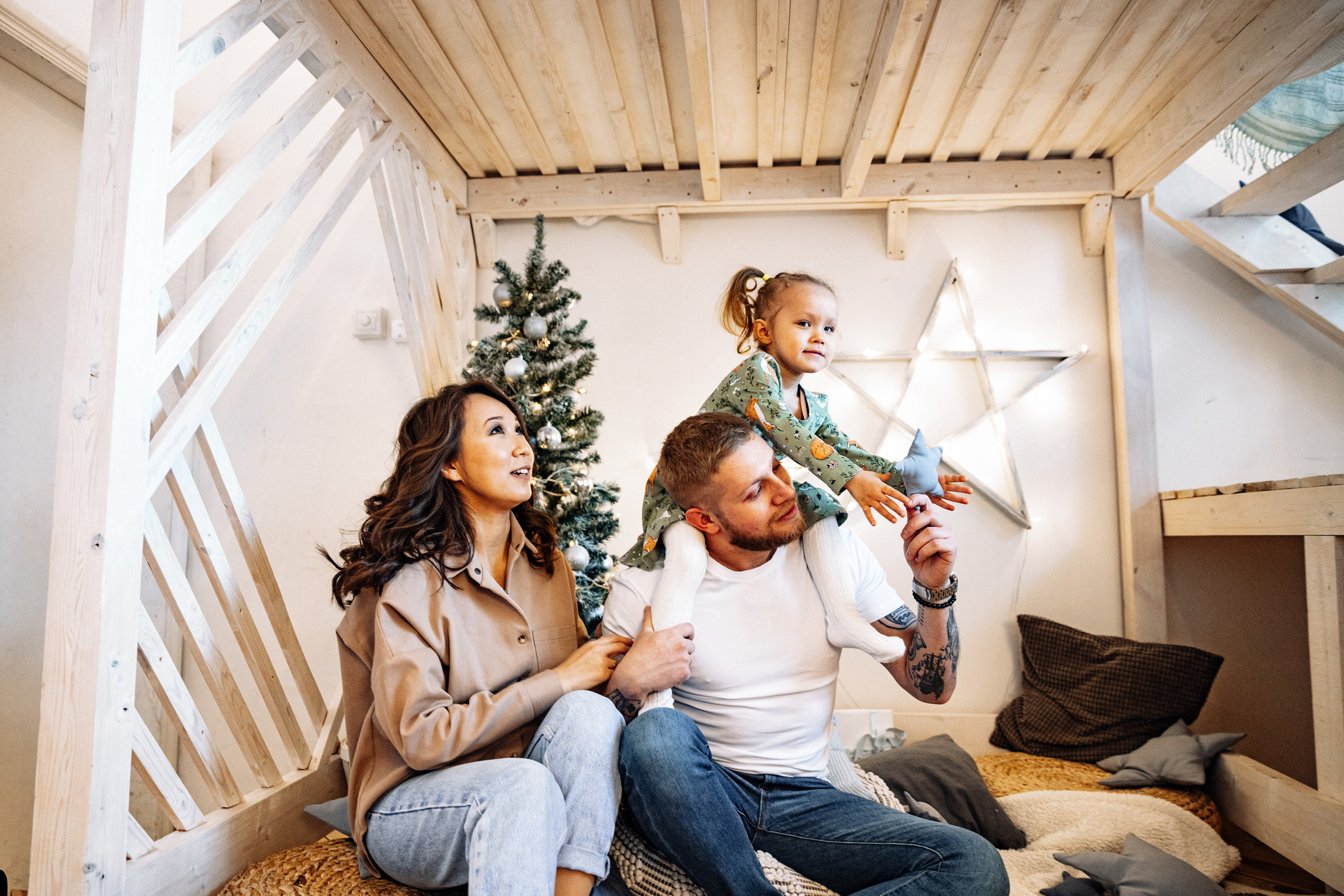 Семейная съемка Эвелина, Сергей и Кира