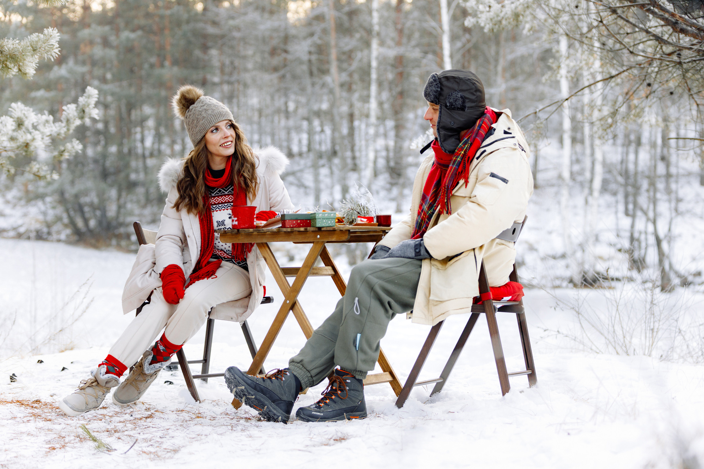 Фотограф Анна Руданова. Зимняя фотосессия на природе