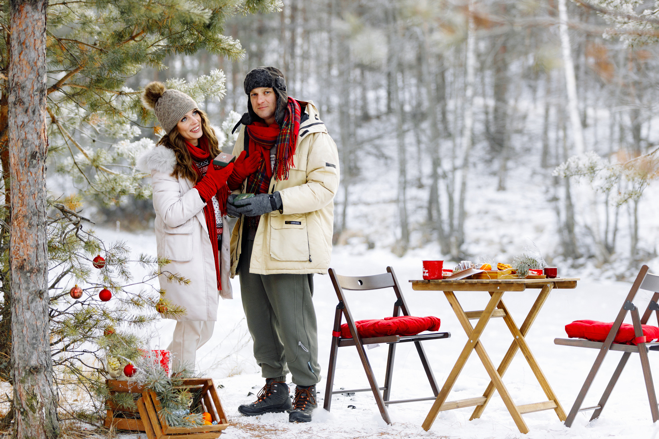 Фотограф Анна Руданова. Зимняя фотосессия на природе
