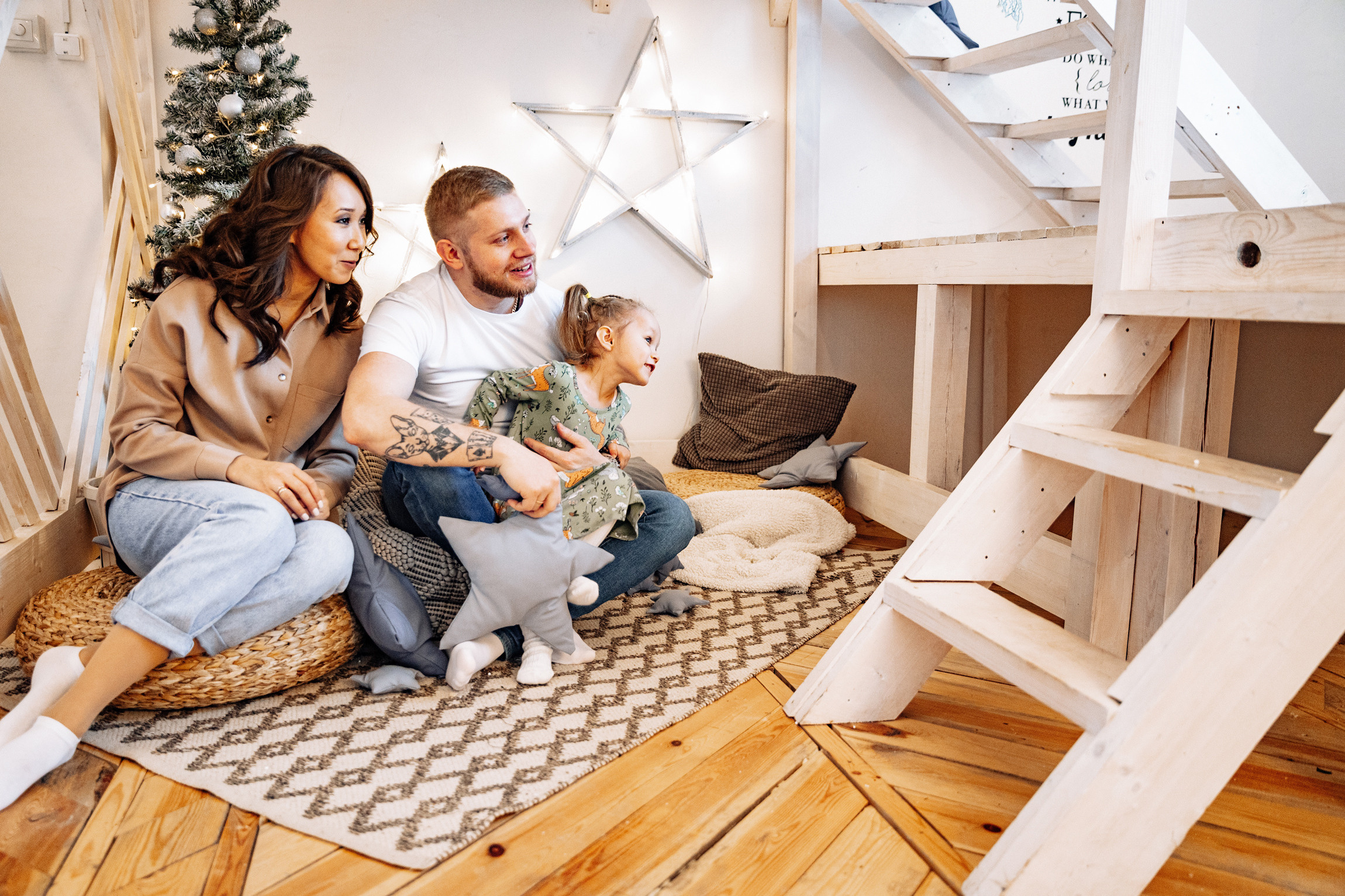 Семейная съемка Эвелина, Сергей и Кира