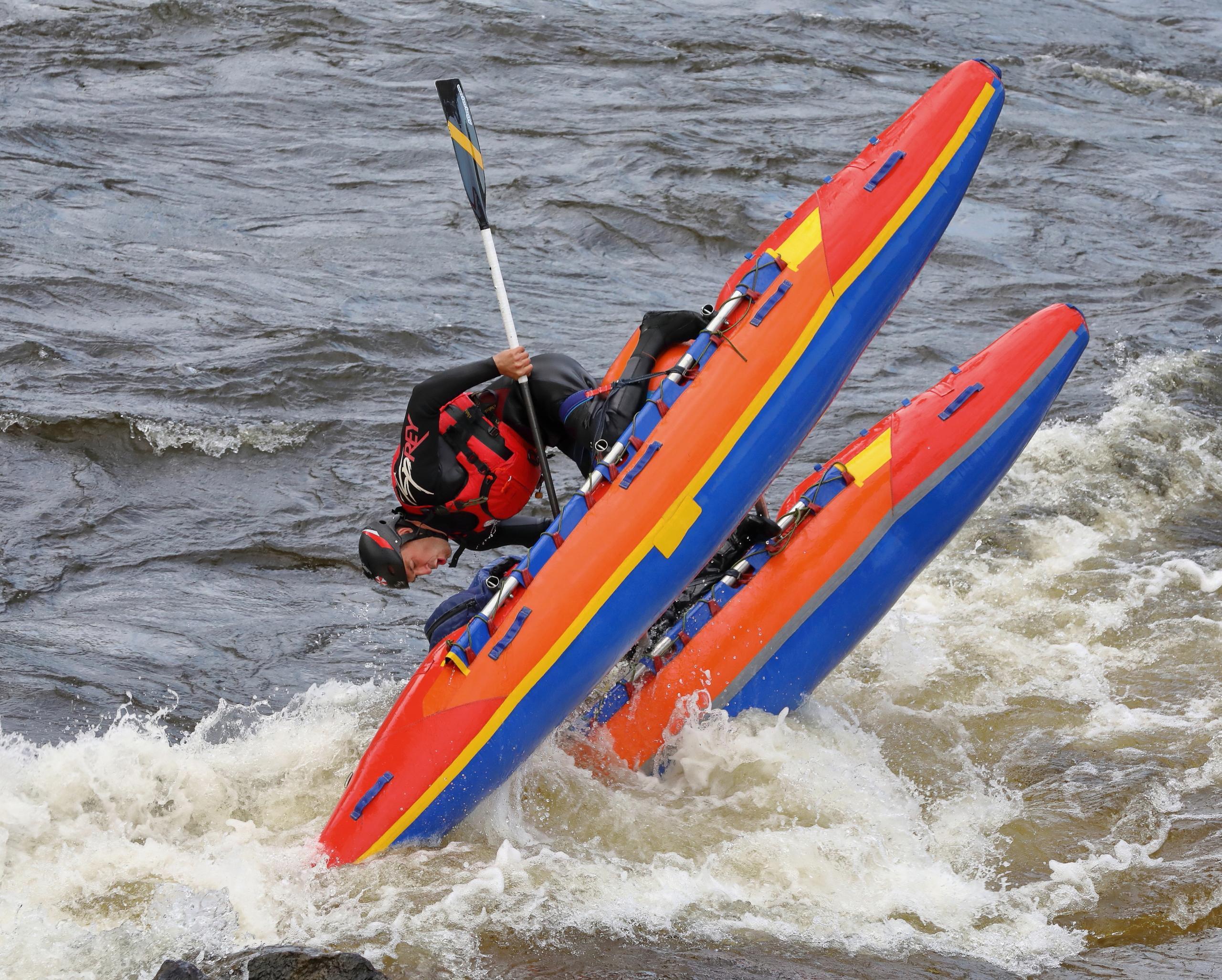 Whitewater sports. Photographer Victor Evstafev