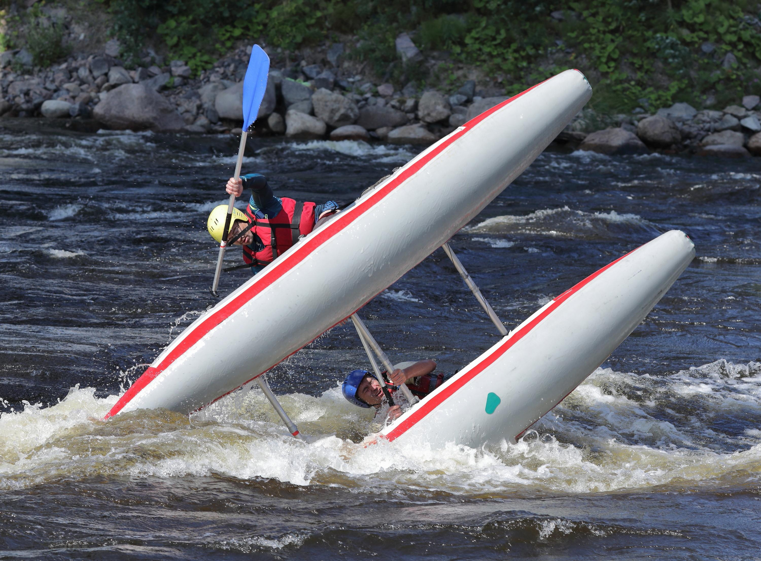 Whitewater sports. Photographer Victor Evstafev