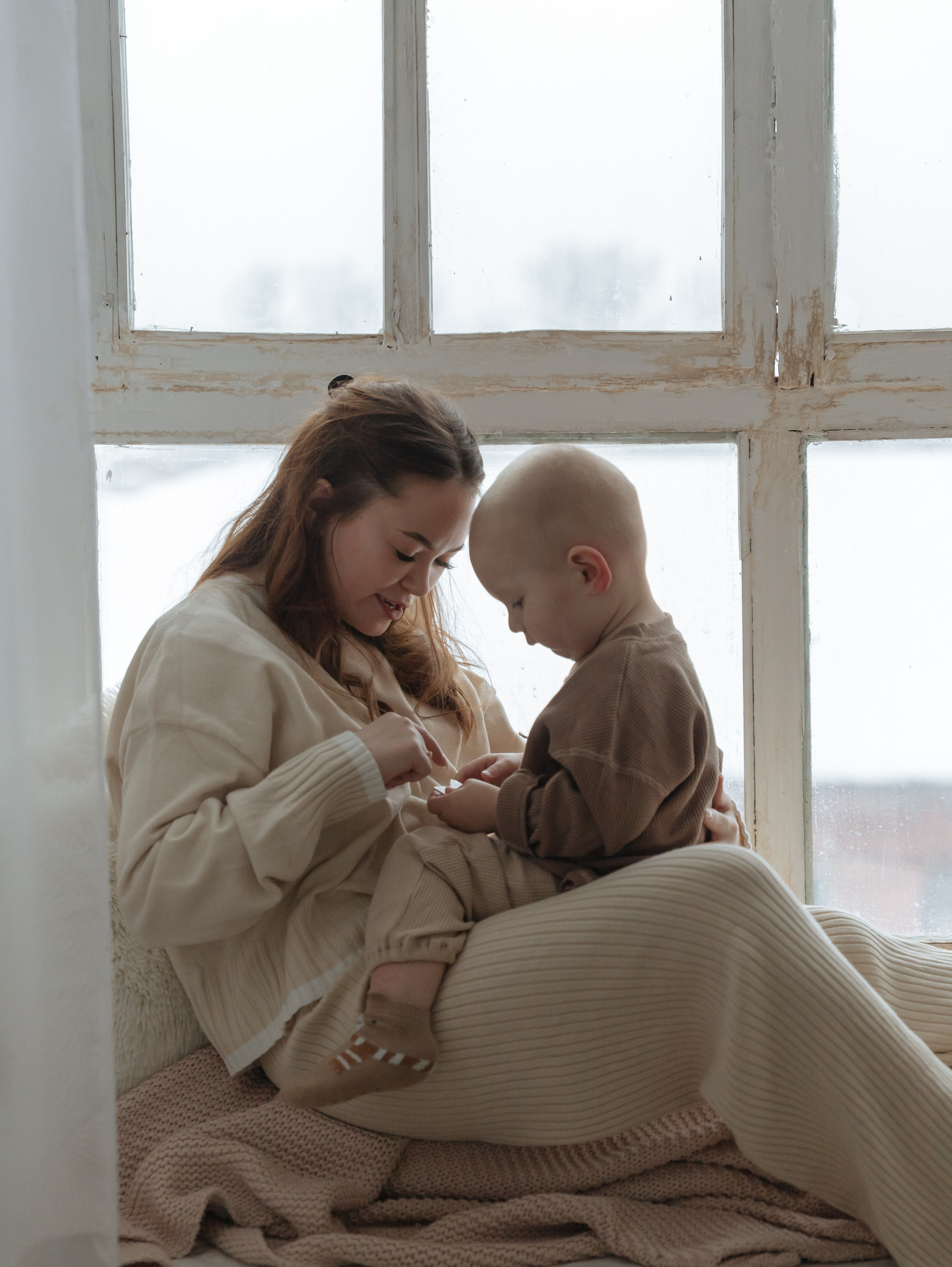 Мама и сын. Фотограф текстиля в Москве Ольга Иванова