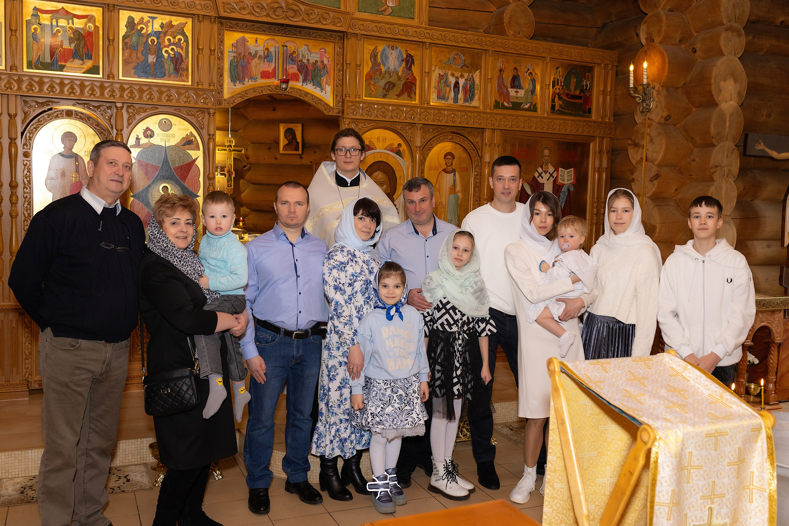 Таинство Крещения Ксении. Фотограф в Железнодорожном и Балашихе