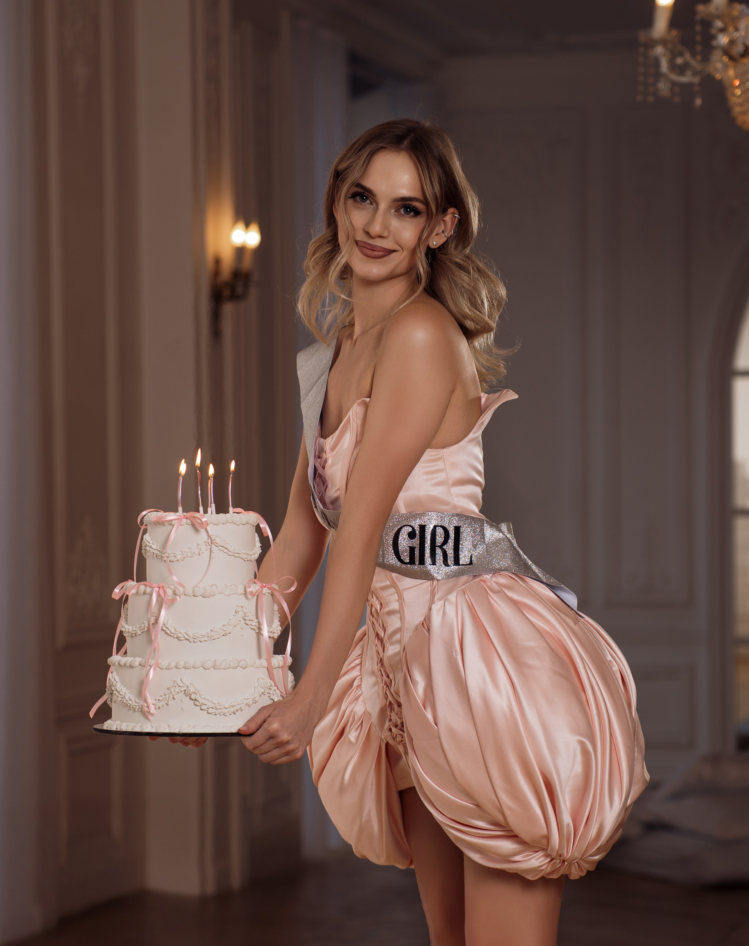 Съемка на День Рождения с тортом. Женский фотограф Санкт-Петербург