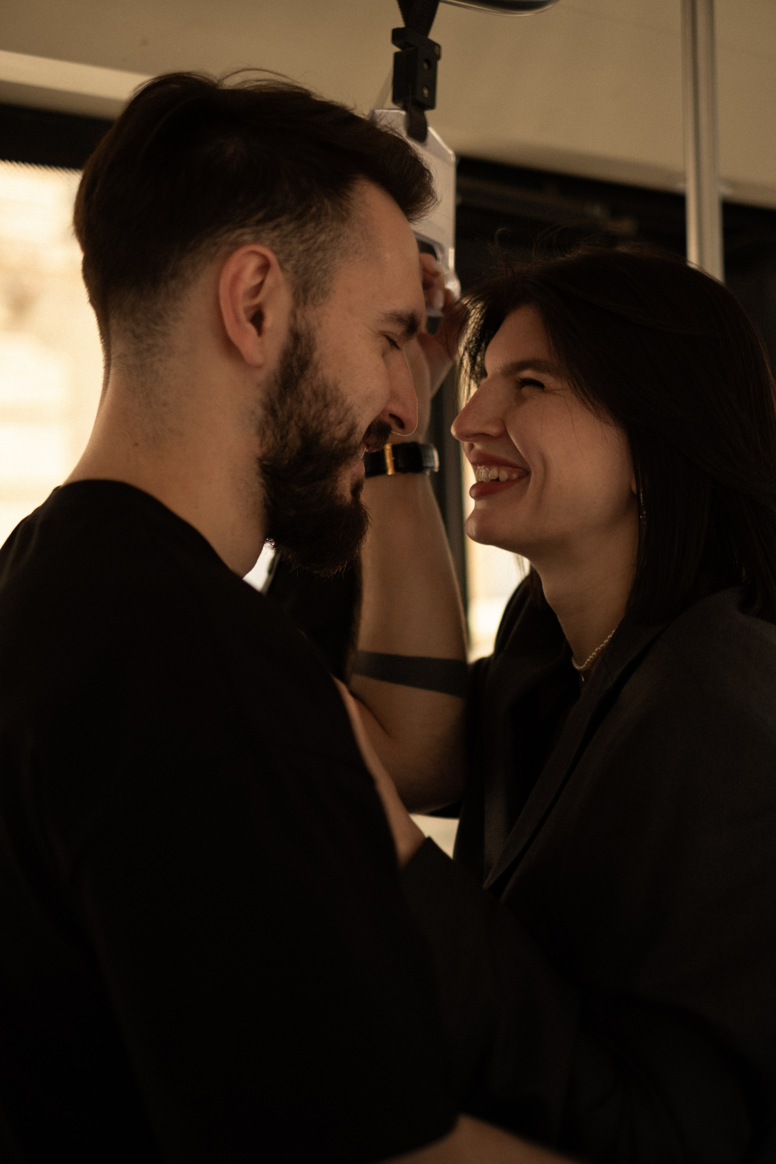 Настя и Максим. Фотограф в Москве. Женский и мужской портрет, лавстори (love story)