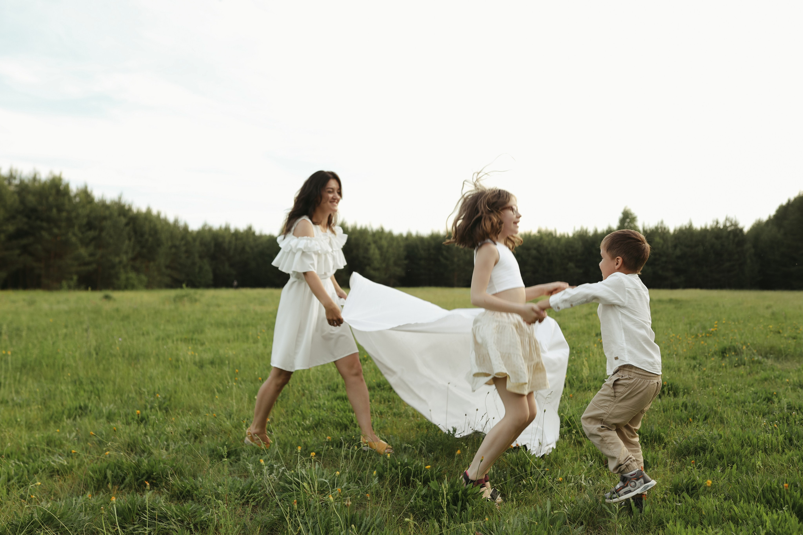 Семья в лесу. Дьячкова Мария фотограф