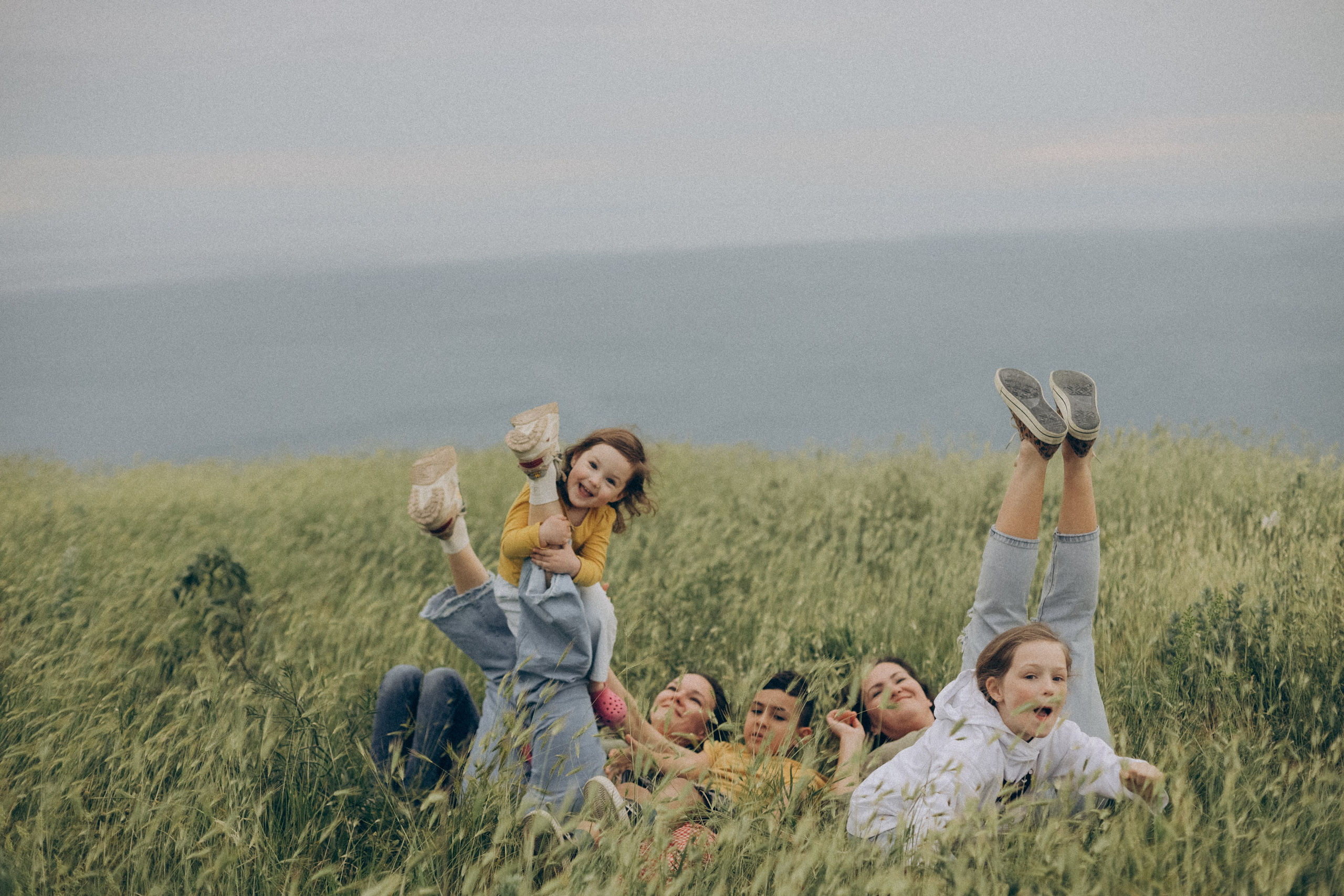 Лена, Ира, Лейла, Ника, Адам и Ария. Семейный фотограф Анапа