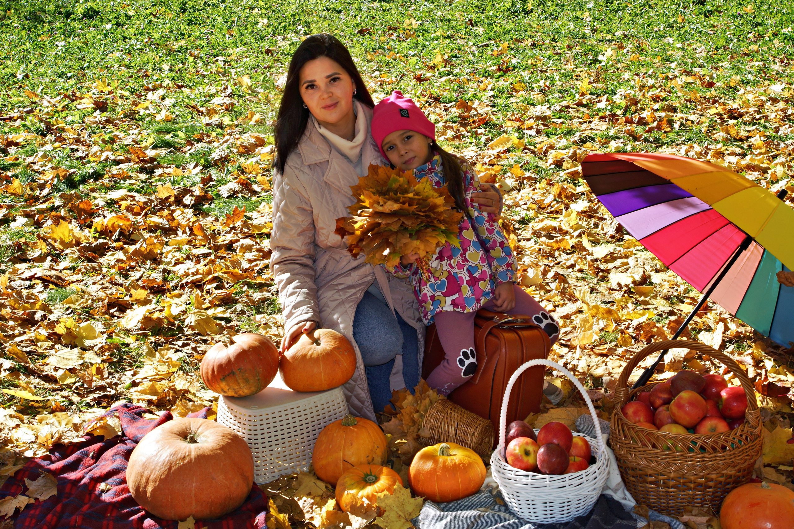 Осенняя фотосессия в детском саду г. Йошкар-Ола