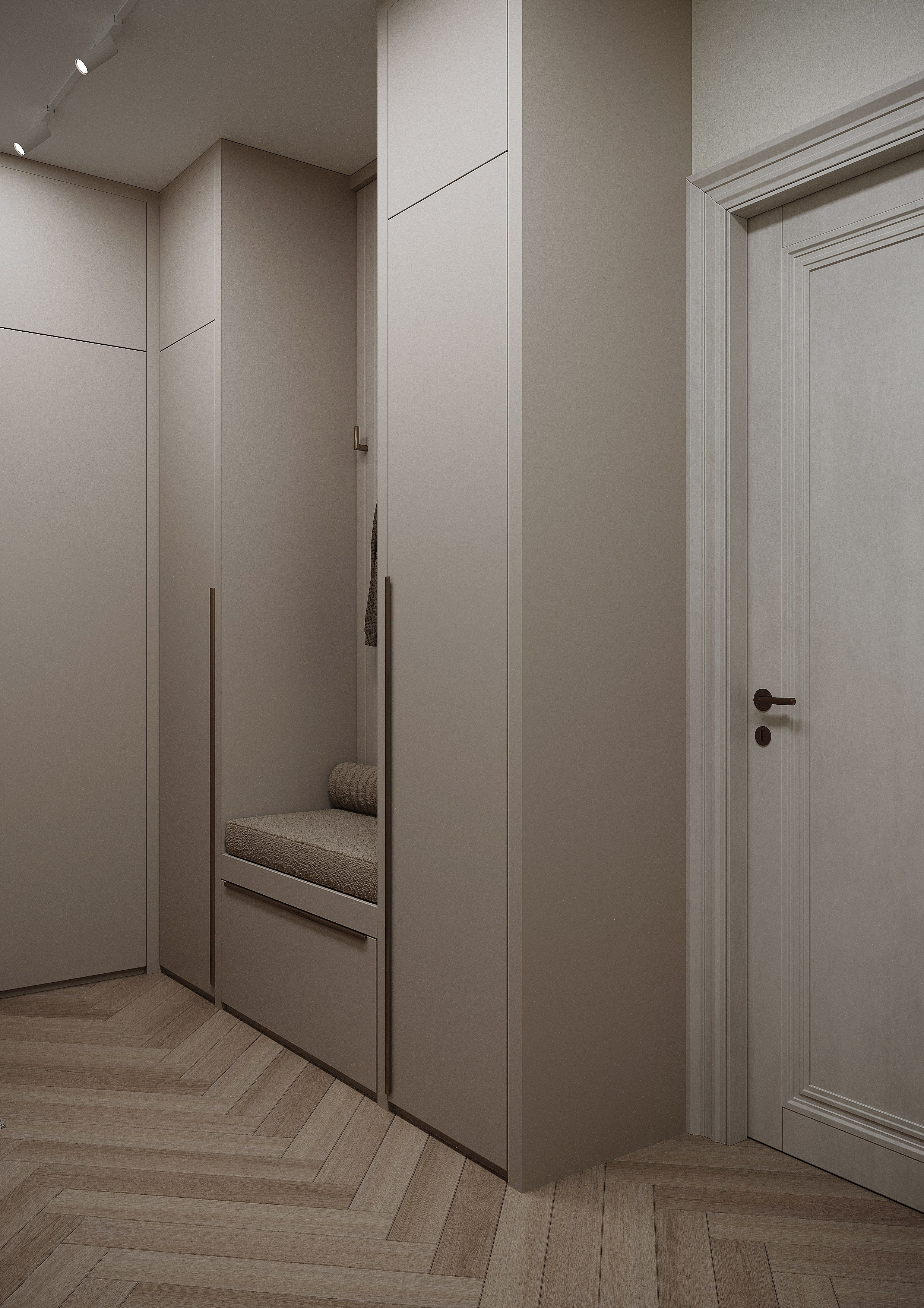 Просторная нежная квартира для милых девушек. Батракова Наталья дизайнер интерьеров Санкт-Петербург Москва Архангель