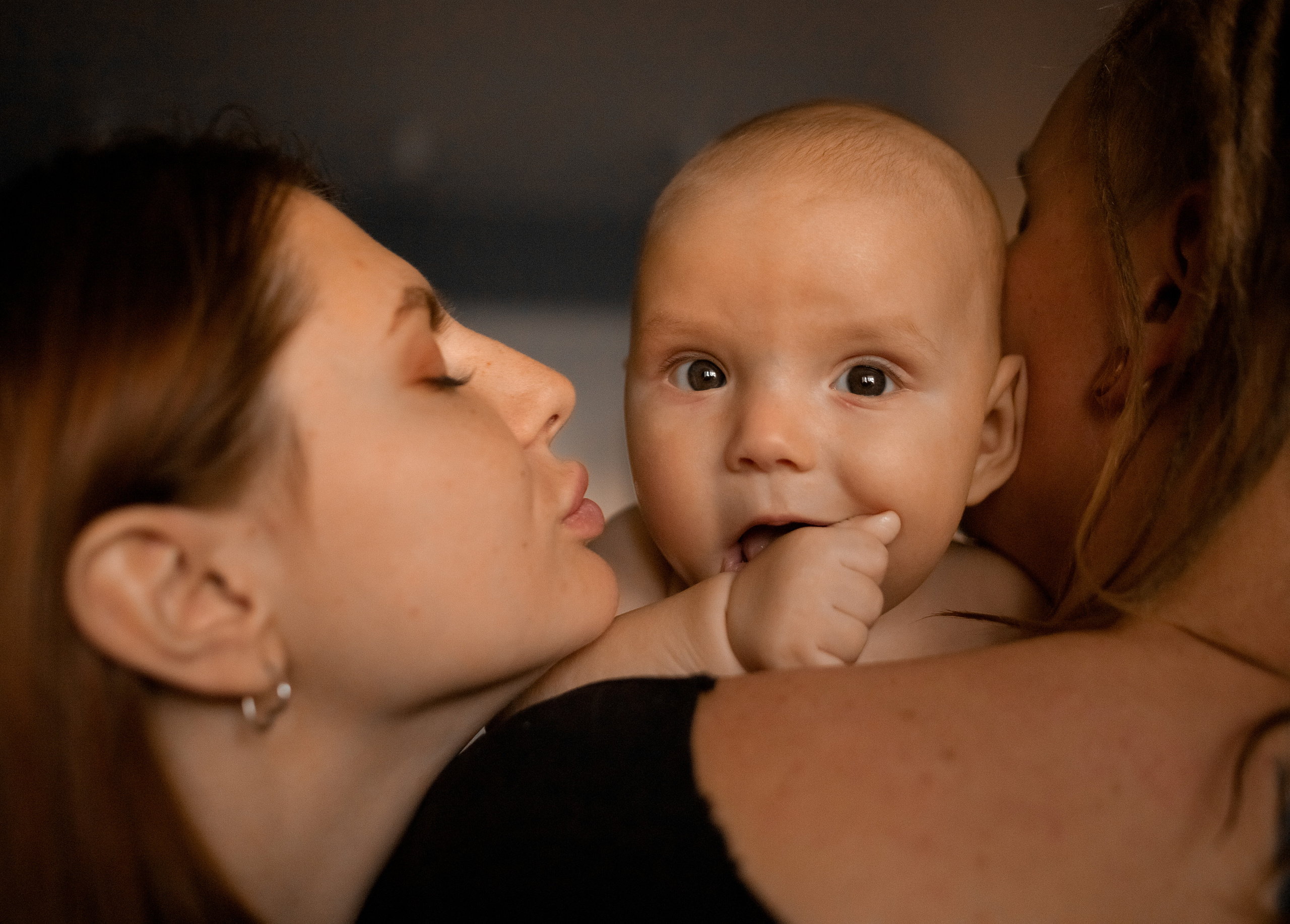 Владимир, Настя, Игорь. Фотограф беременности и материнства в Москве Мария Менендес-Гонсалес