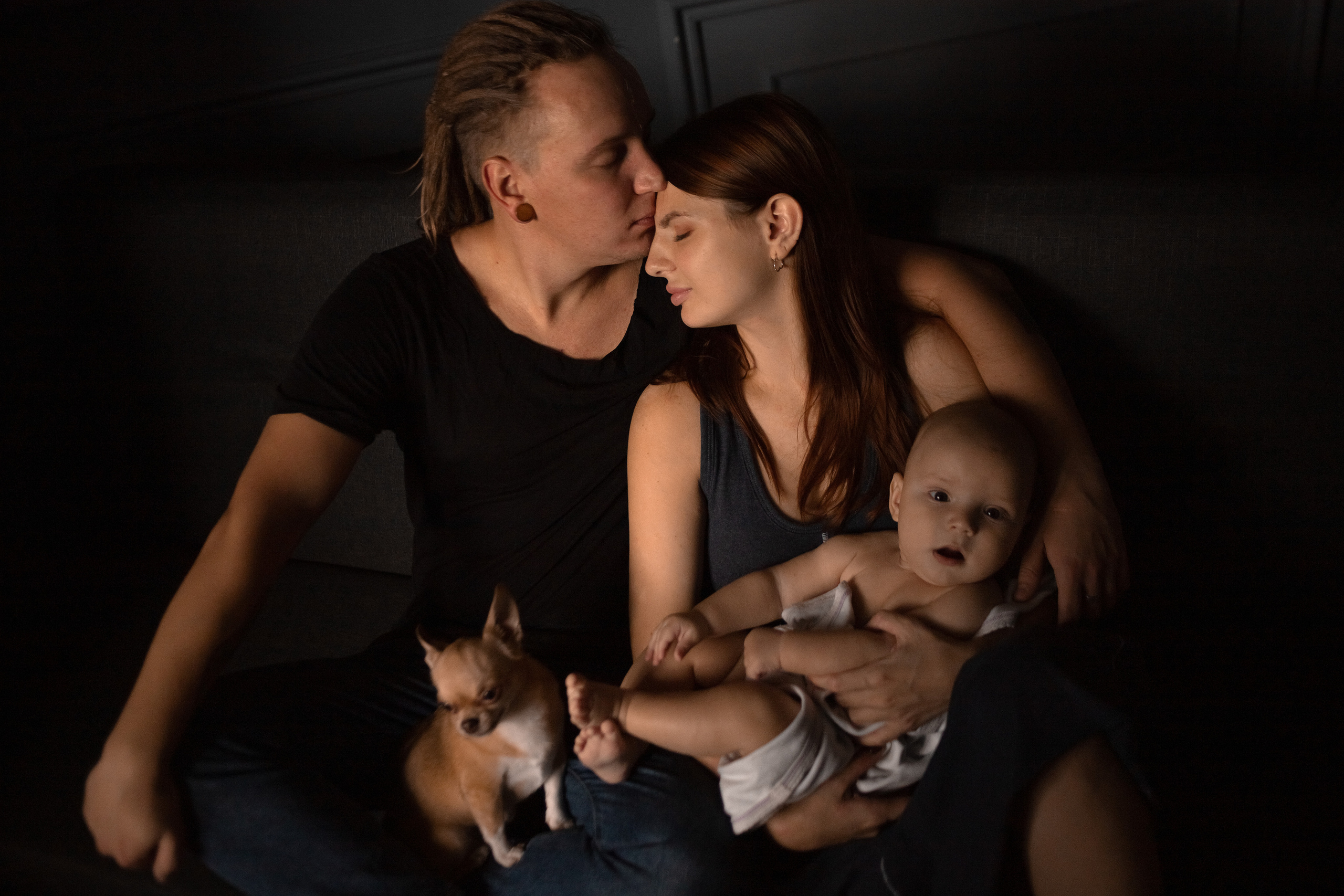 Владимир, Настя, Игорь. Фотограф беременности и материнства в Москве Мария Менендес-Гонсалес