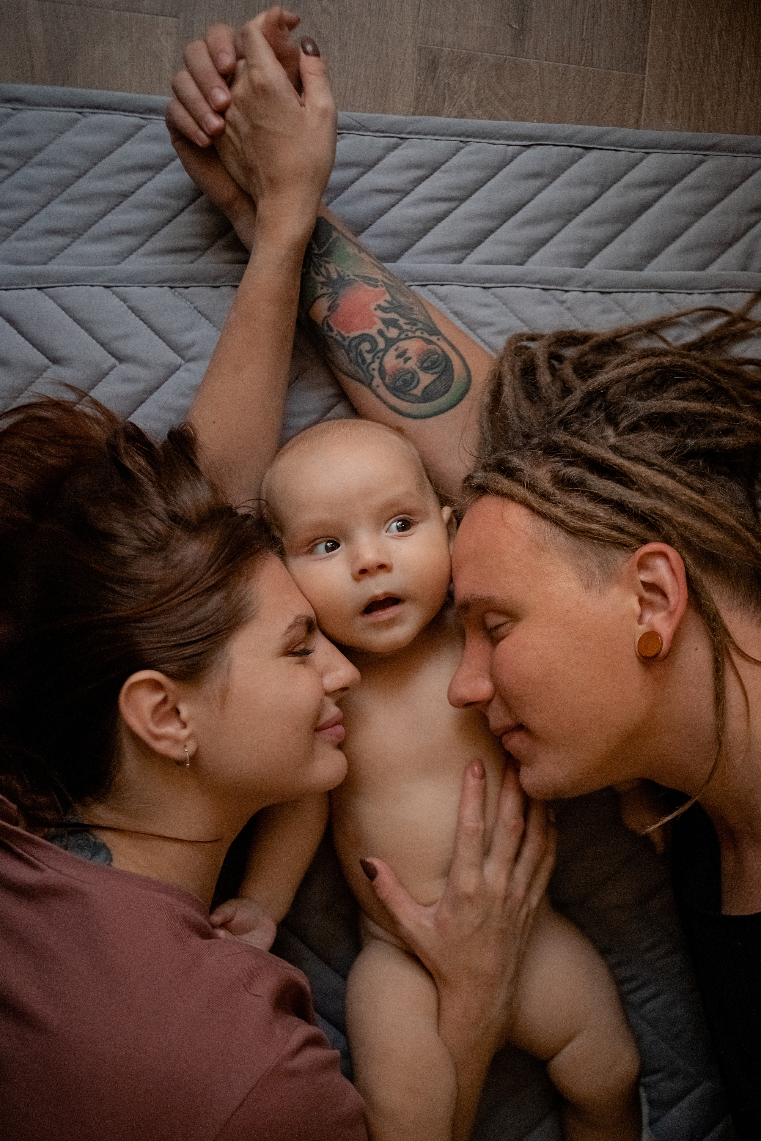 Владимир, Настя, Игорь. Фотограф беременности и материнства в Москве Мария Менендес-Гонсалес