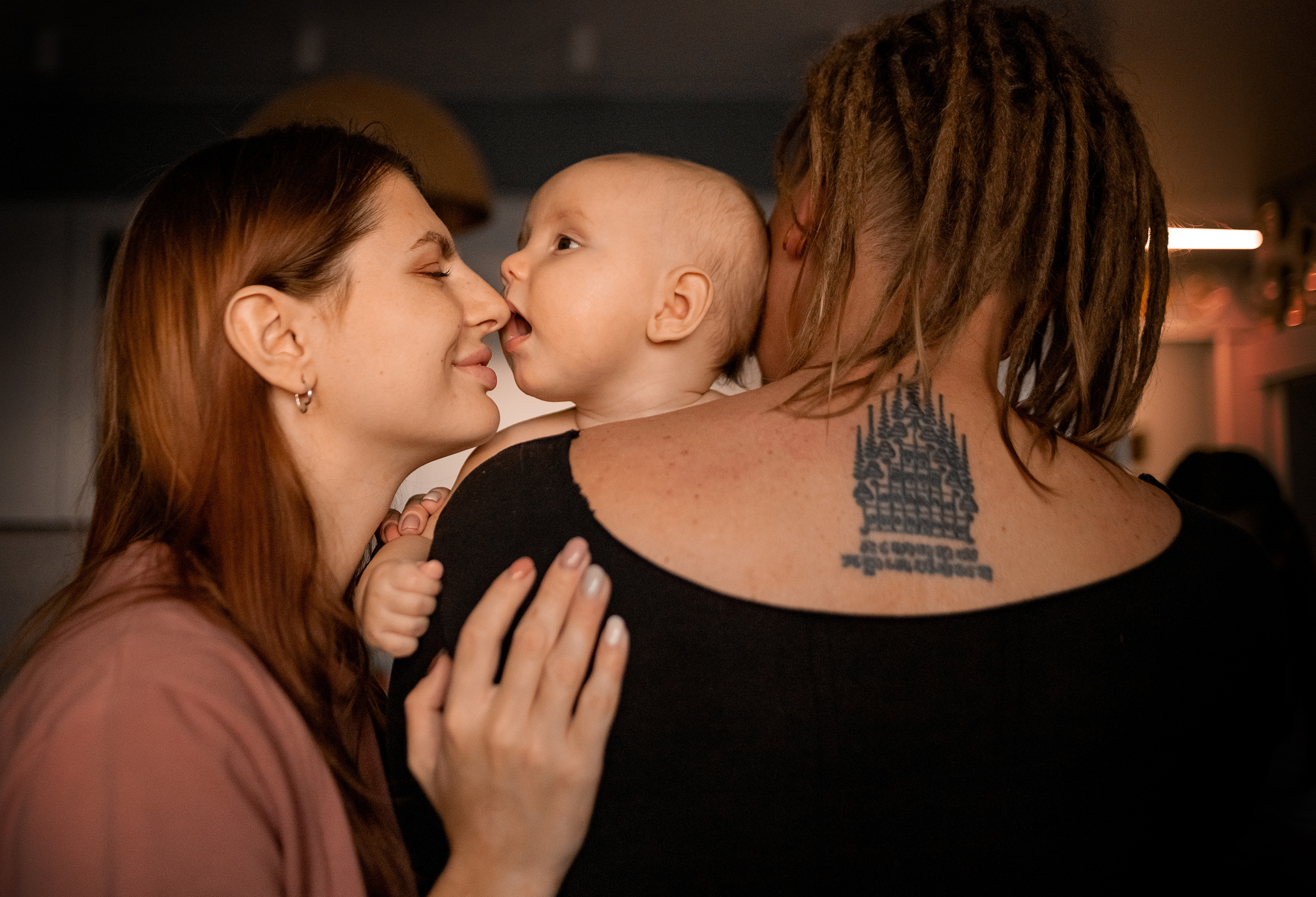 Владимир, Настя, Игорь. Фотограф беременности и материнства в Москве Мария Менендес-Гонсалес