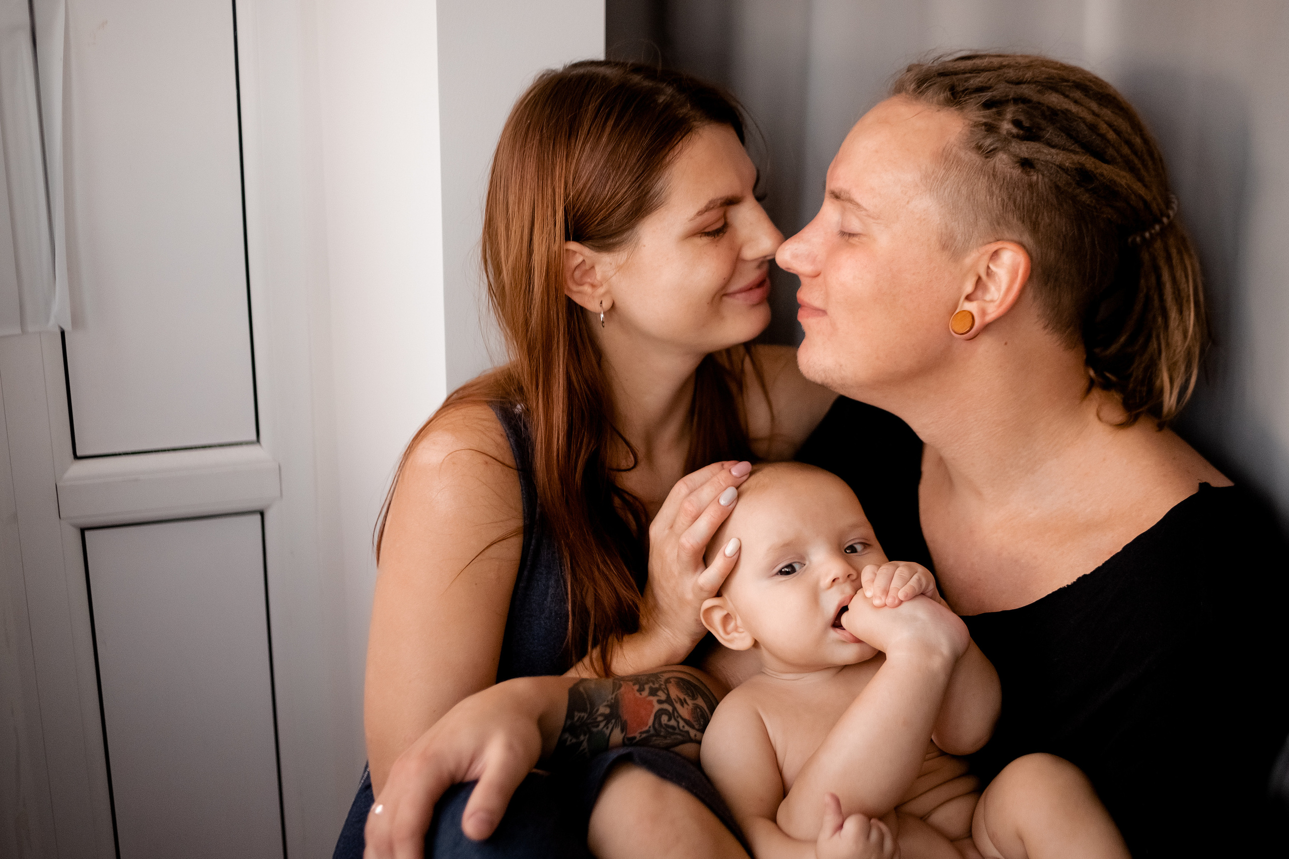 Владимир, Настя, Игорь. Фотограф беременности и материнства в Москве Мария Менендес-Гонсалес