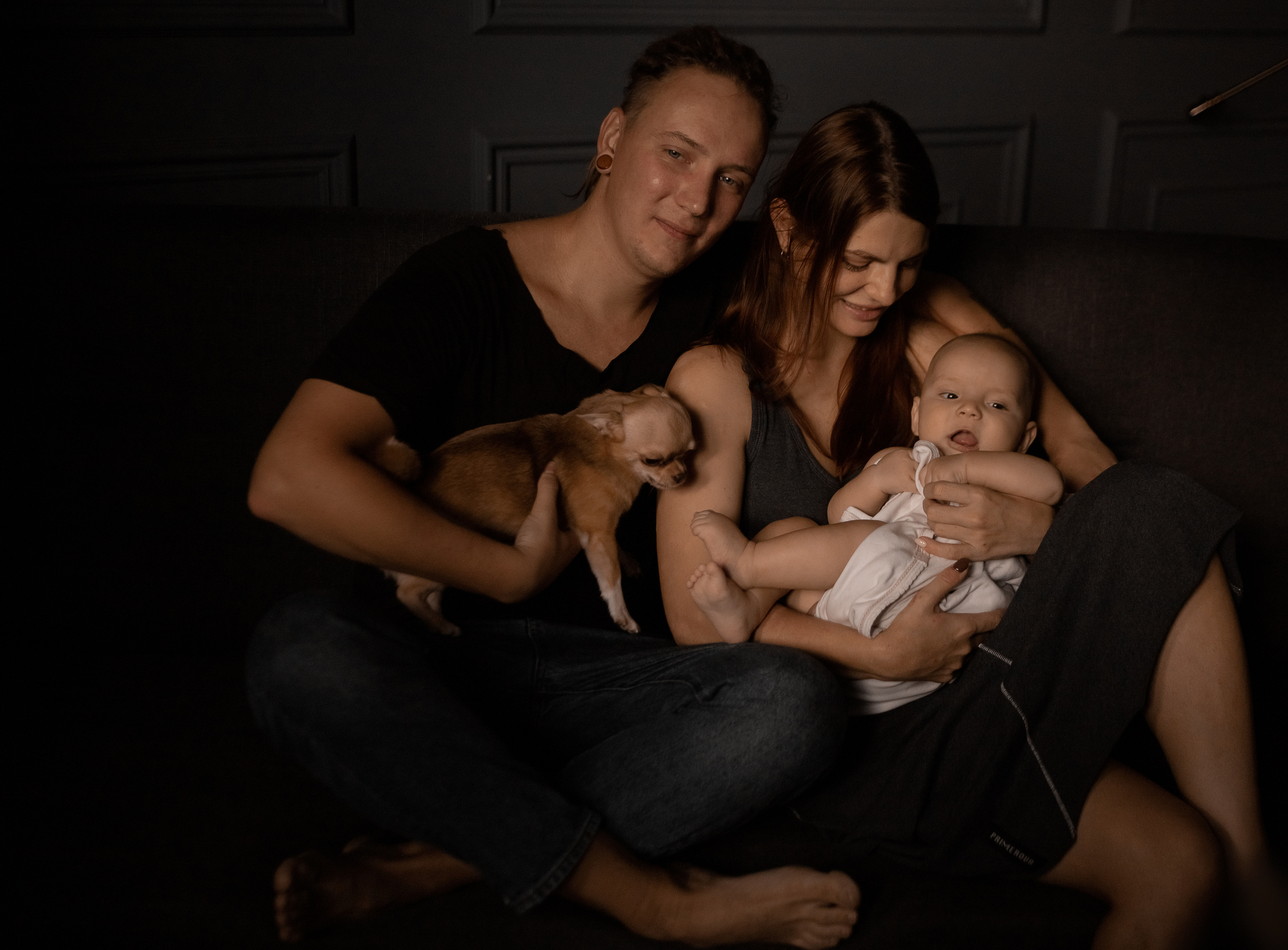 Владимир, Настя, Игорь. Фотограф беременности и материнства в Москве Мария Менендес-Гонсалес