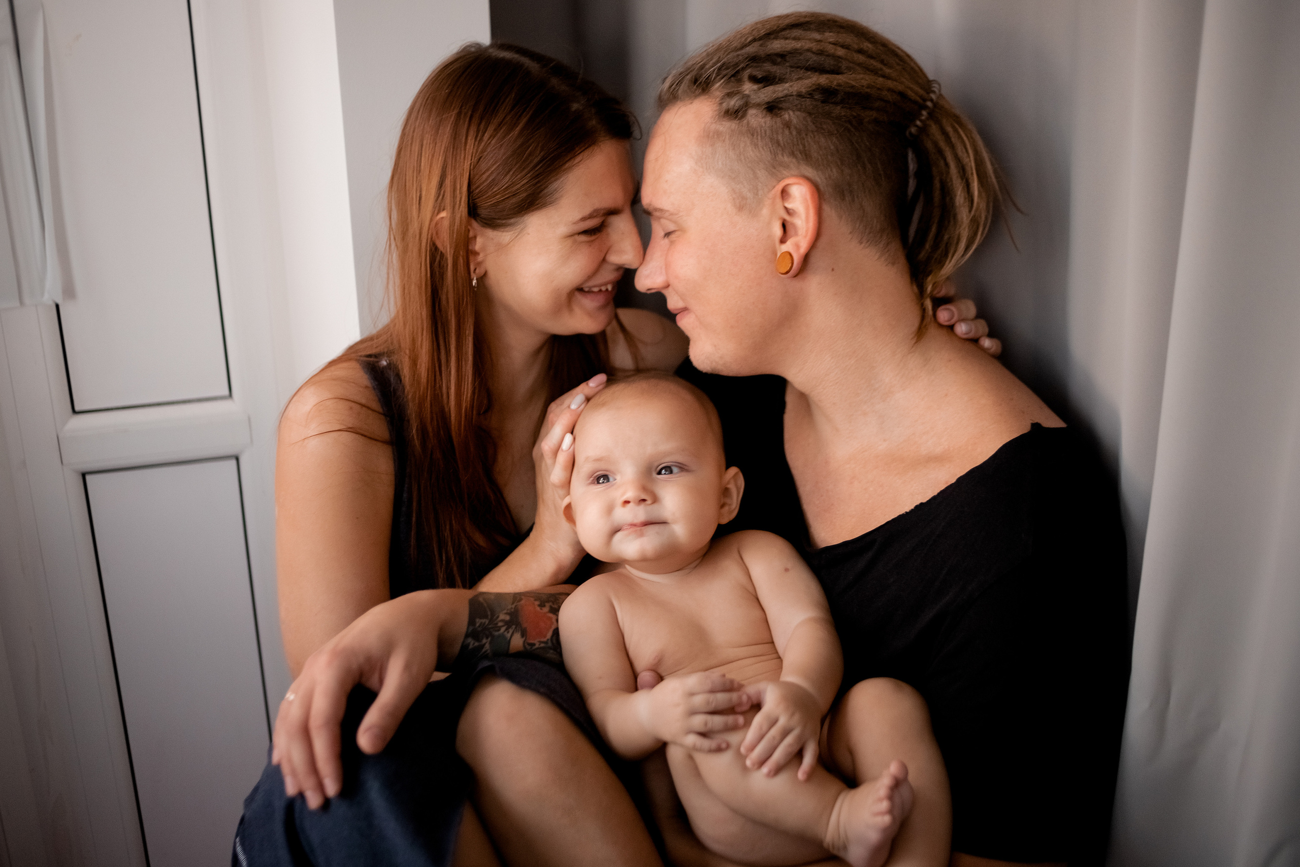 Владимир, Настя, Игорь. Фотограф беременности и материнства в Москве Мария Менендес-Гонсалес