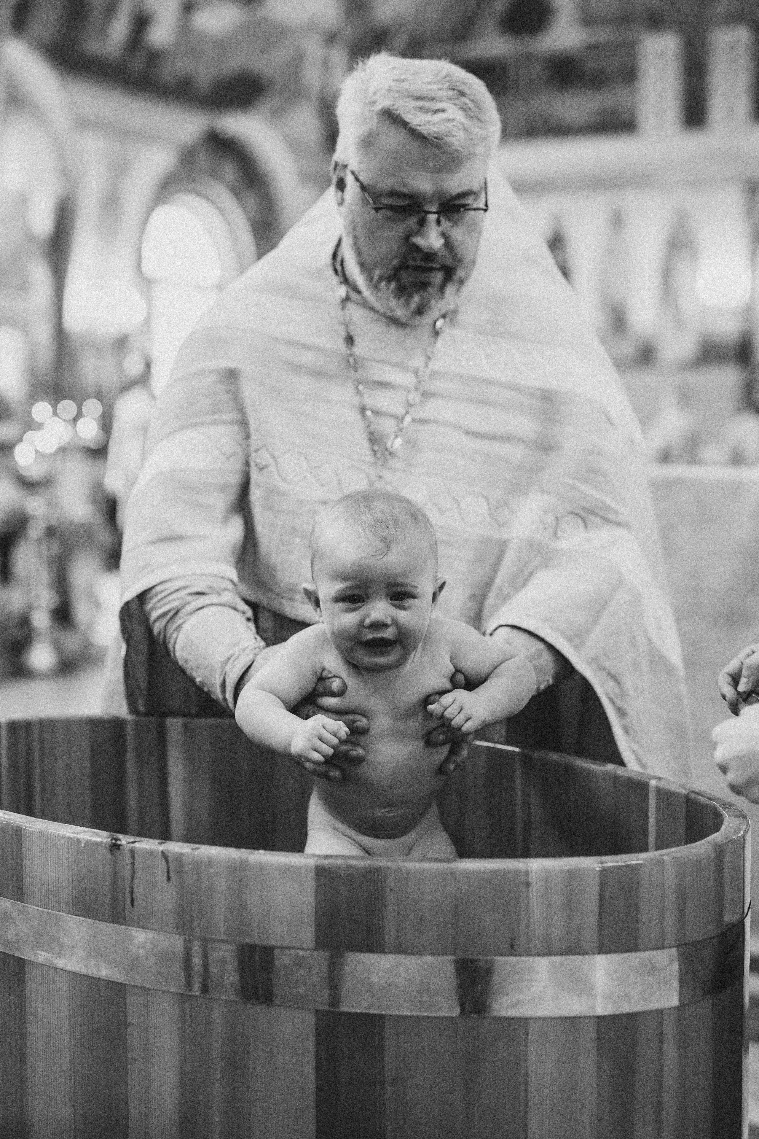 Таинство Крещения Веры. Фотограф новорождённых Newborn Москва