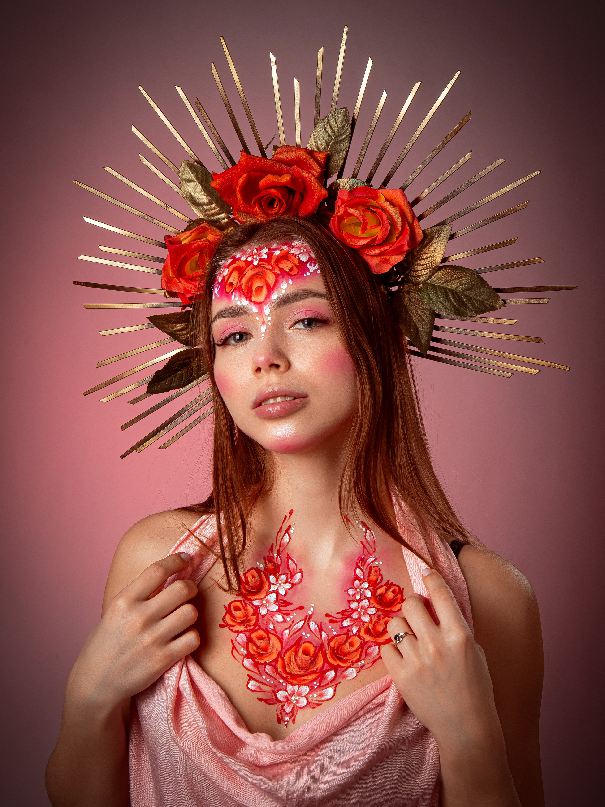 В цветах. Фотограф Мария Кольцова