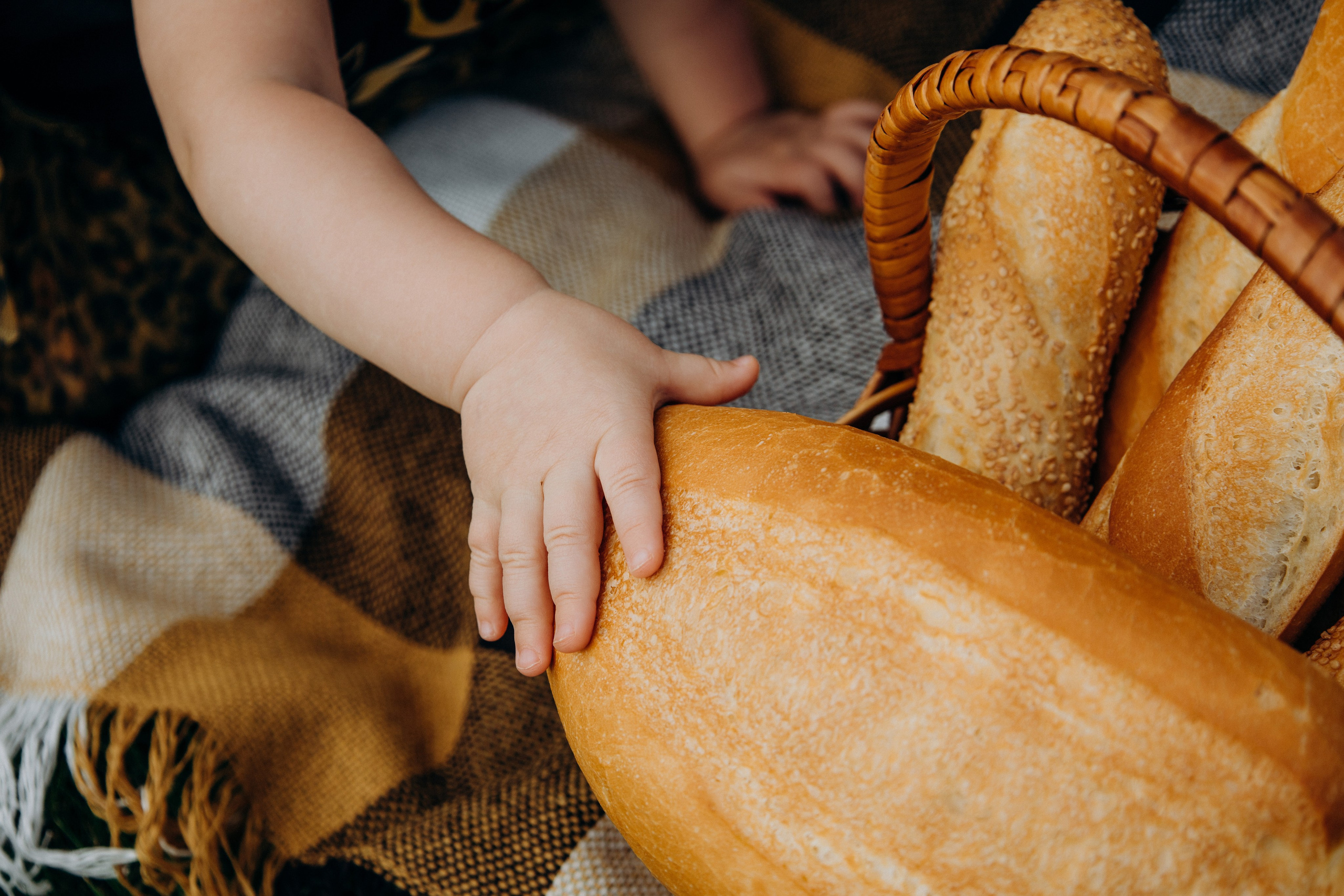 Хрустящие батоны и крошка Милана. Портретный и семейный фотограф в Воронеже Ксения Ремизова