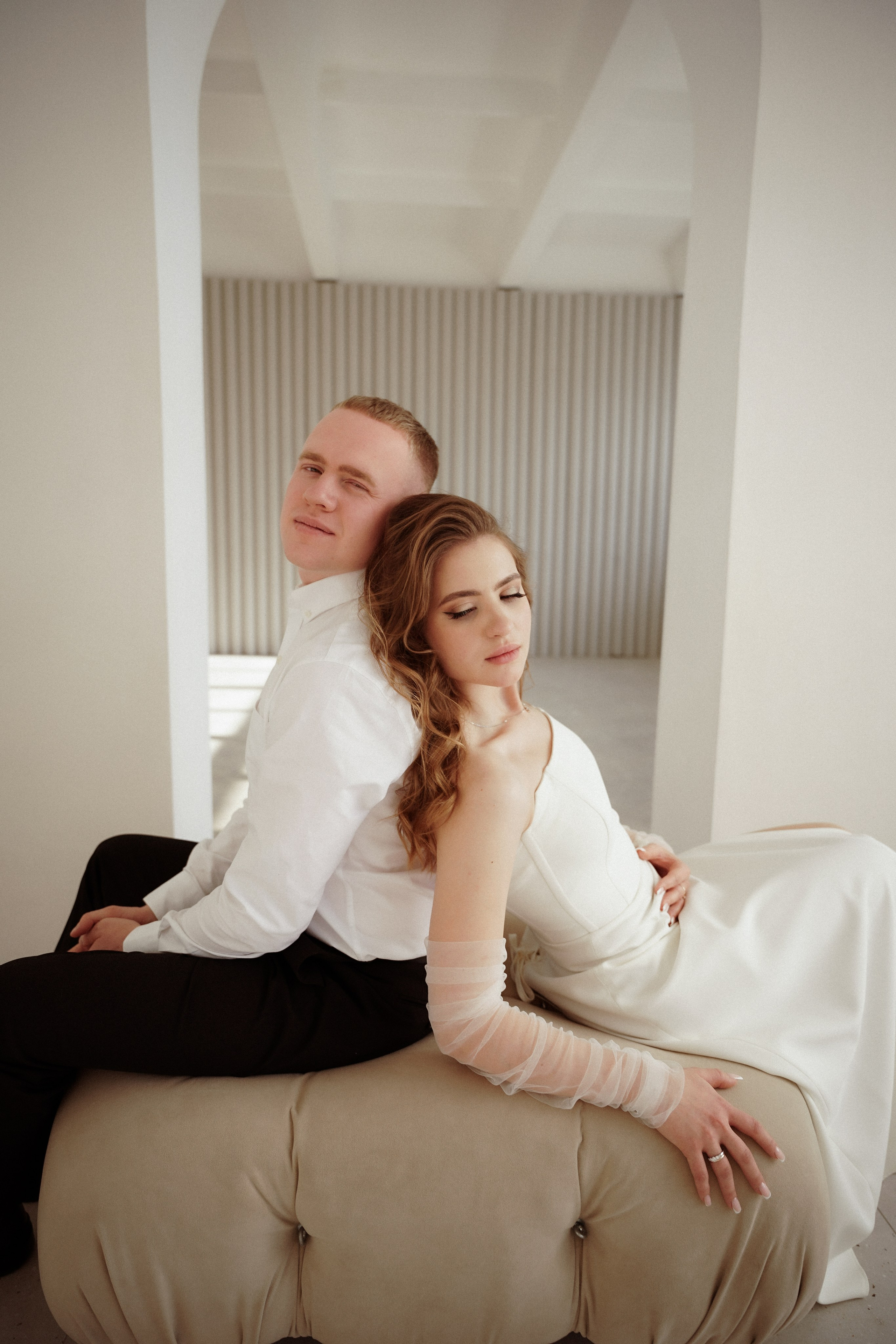 Свадебная студийная съемка