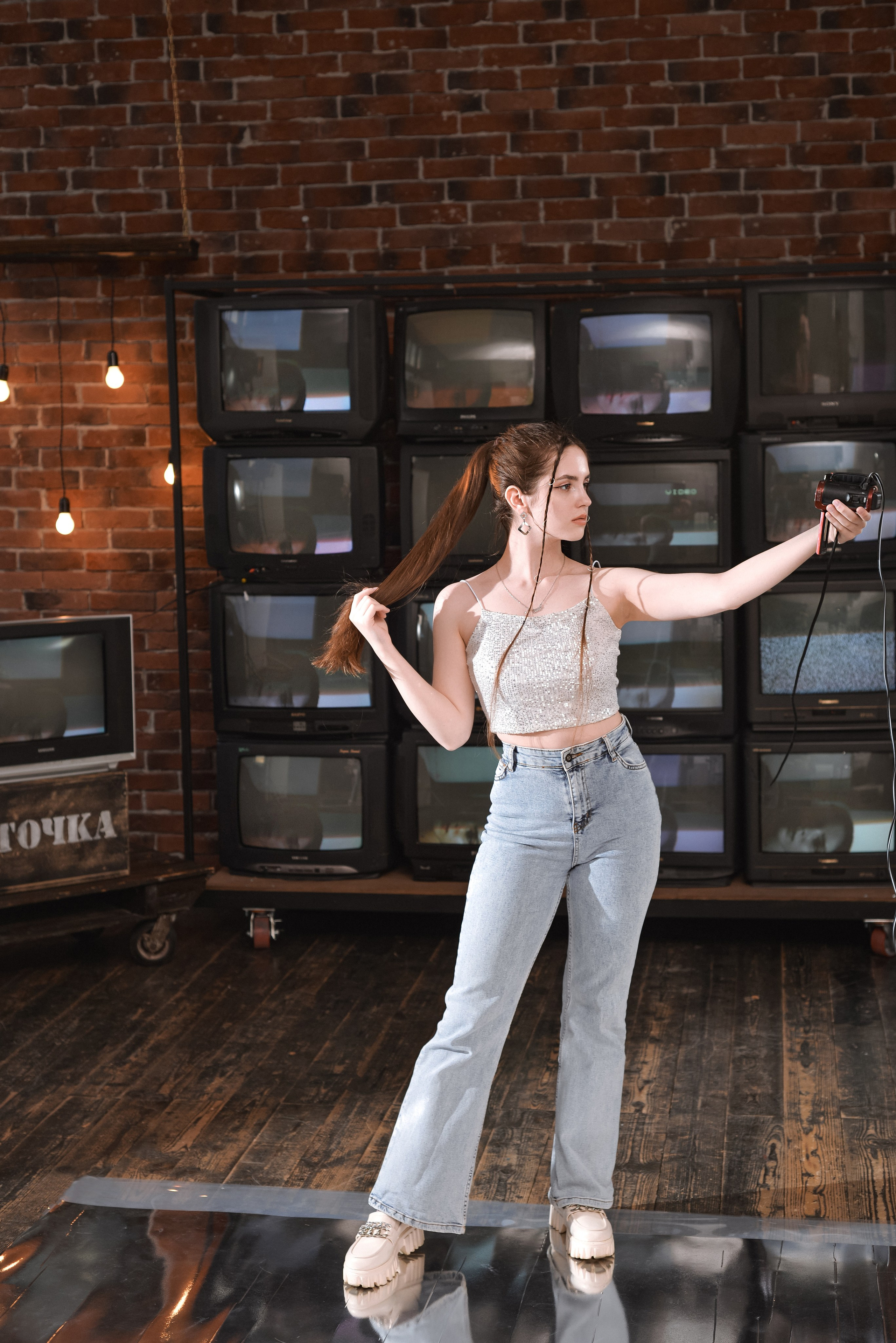 Вика, локация с телеками. Семейный и свадебный фотограф Галина Абакумова, фотосессии в Белгороде