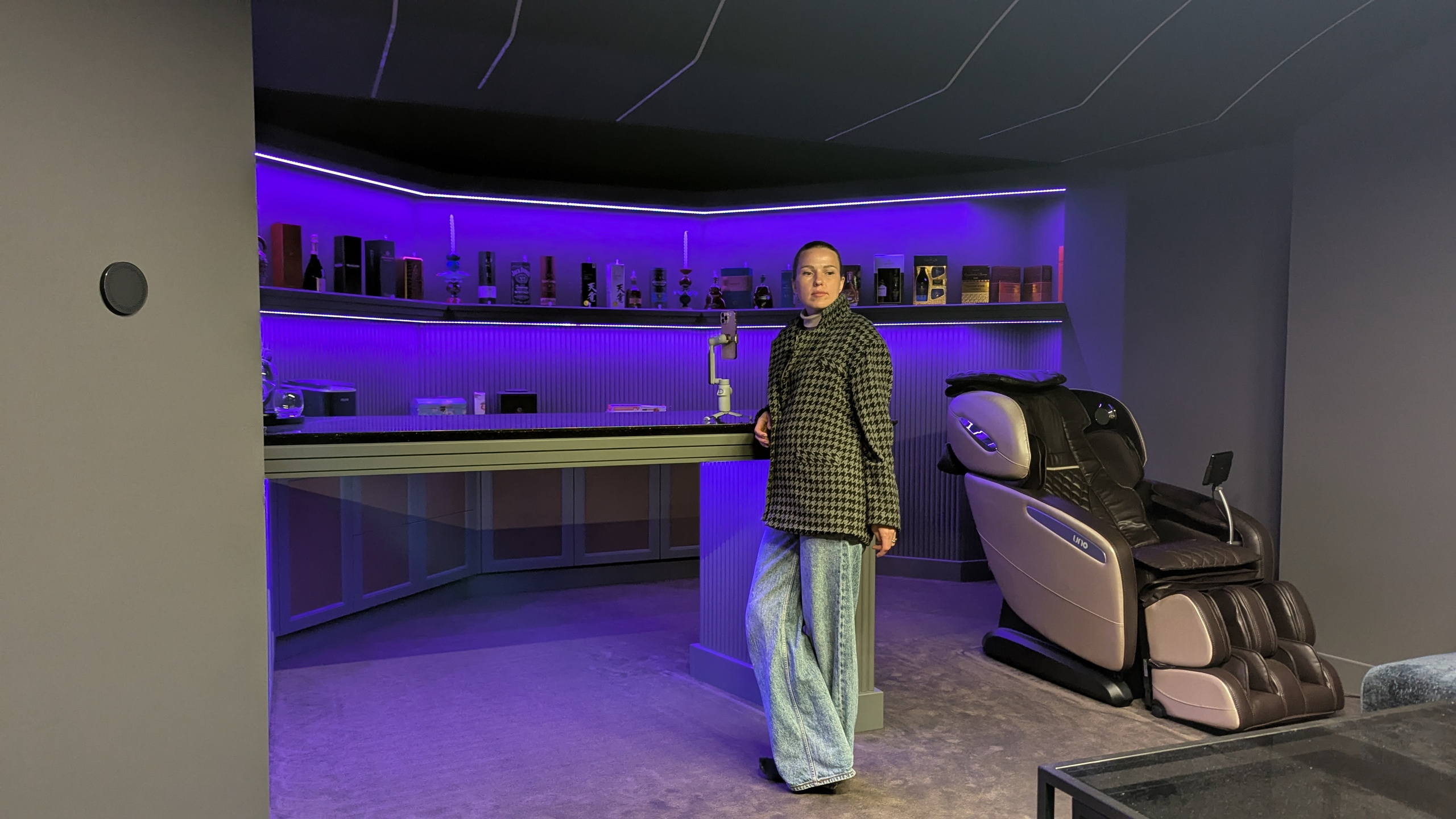 Домашний кинотеатр в частном доме. Deka-Art | Architecture & Interior Design Studio