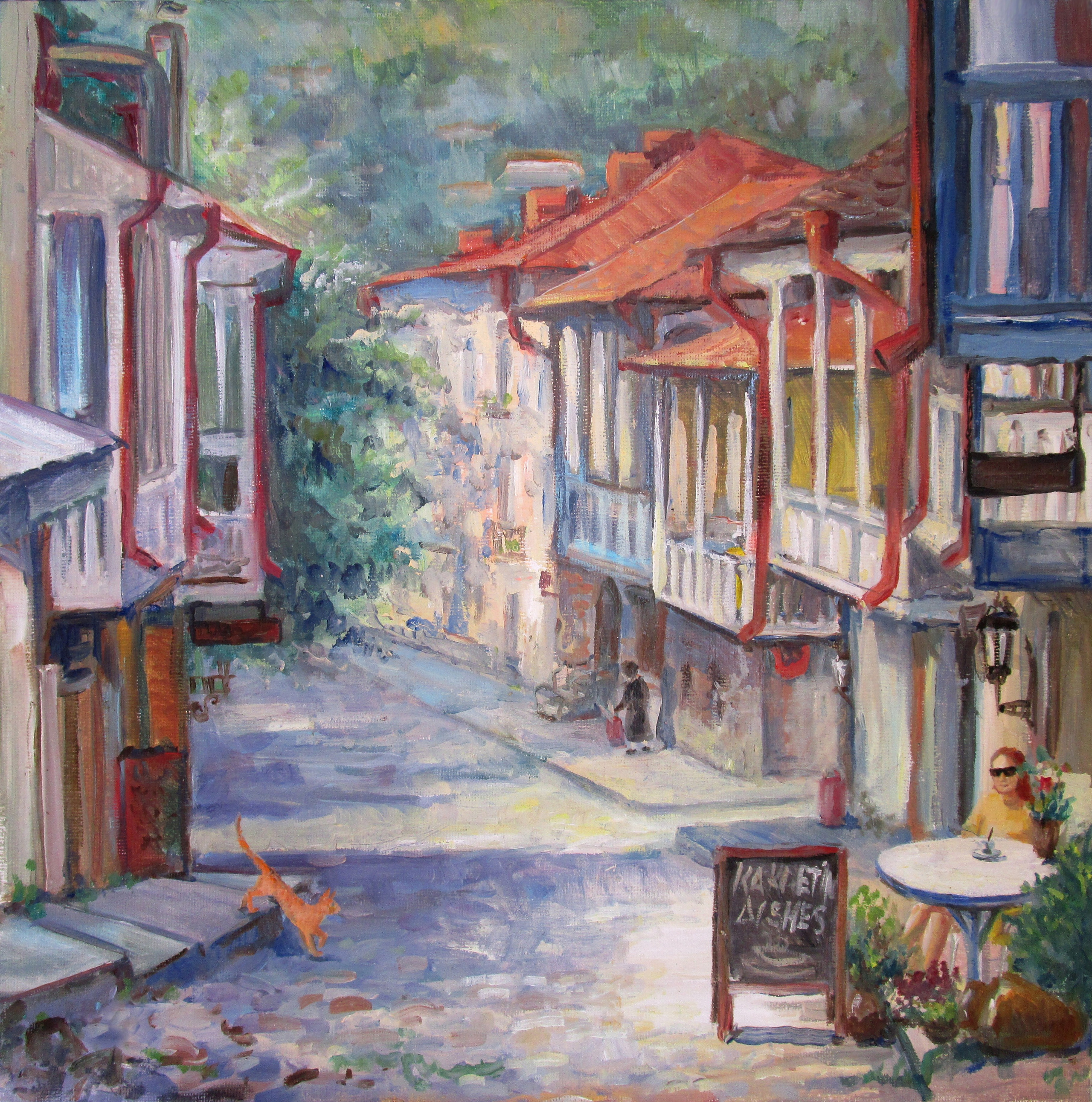 Сигнаги, Грузия; холст / масло, 2018