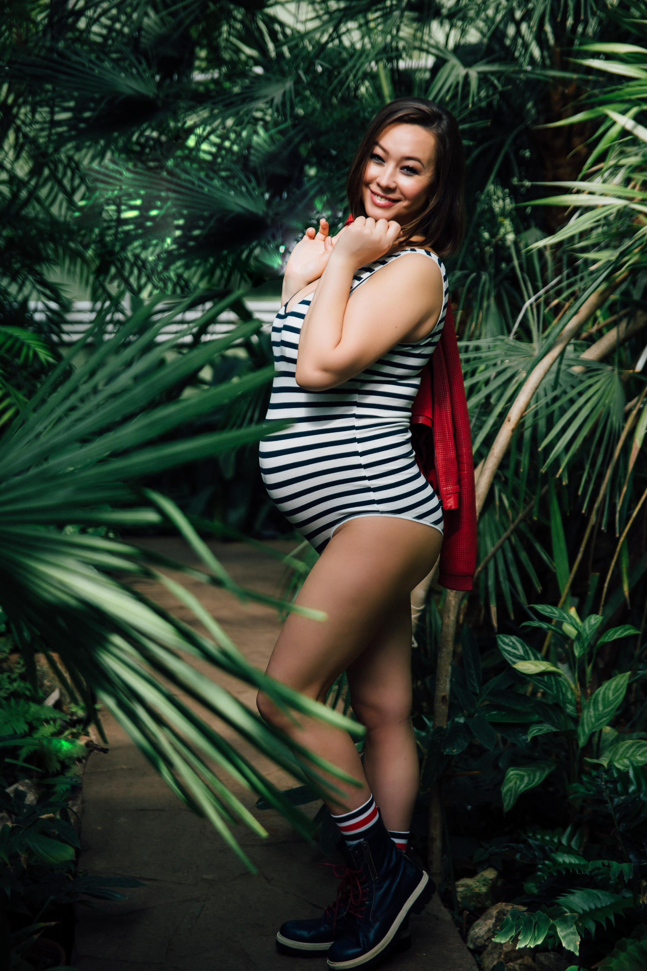 Фотосессия беременности в ботаническом саду. Фотограф в Самаре Екатерина Кроз