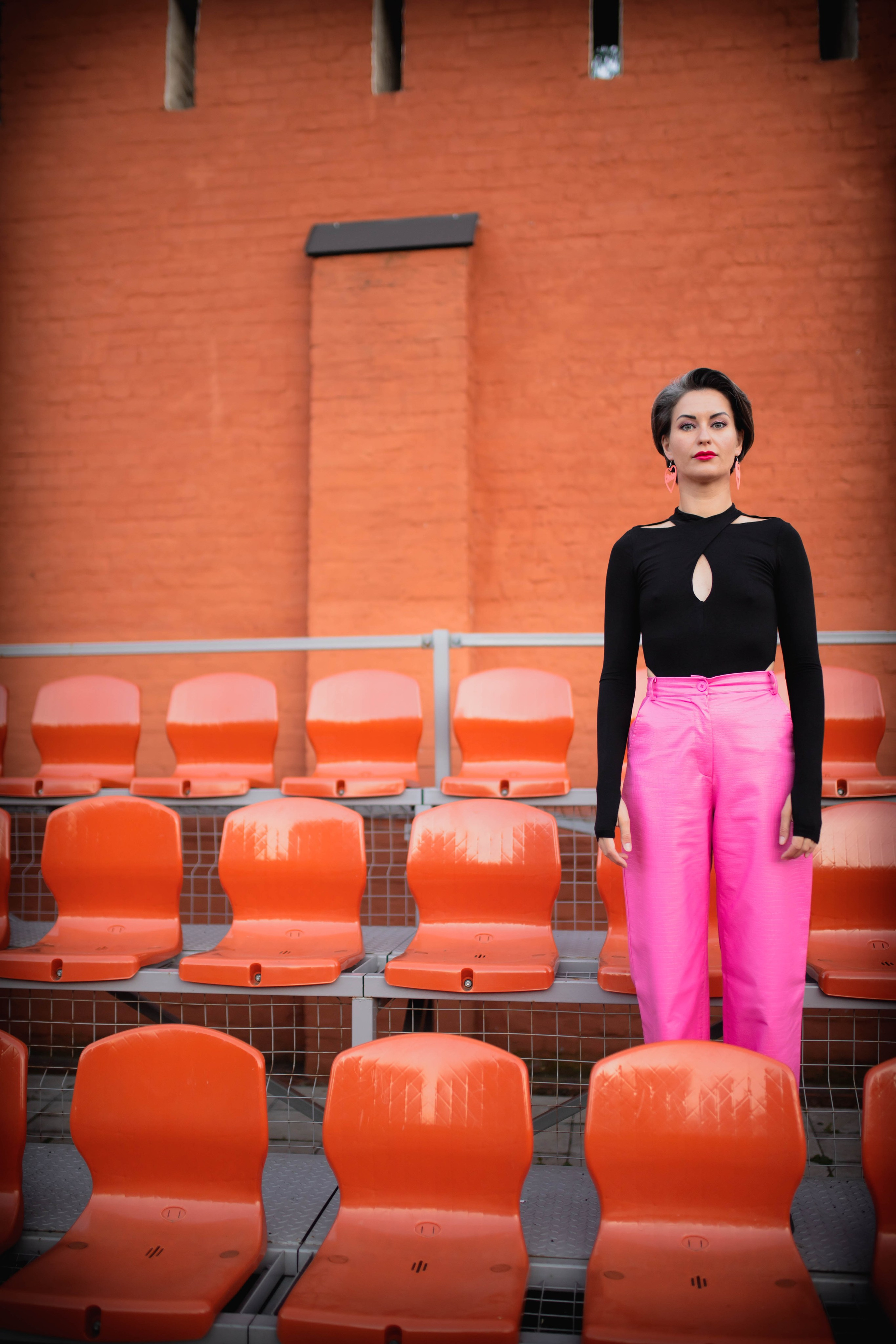 Рассвет на стадионе с Ольгой. Александра Мельниченко/ Бегающий фотограф