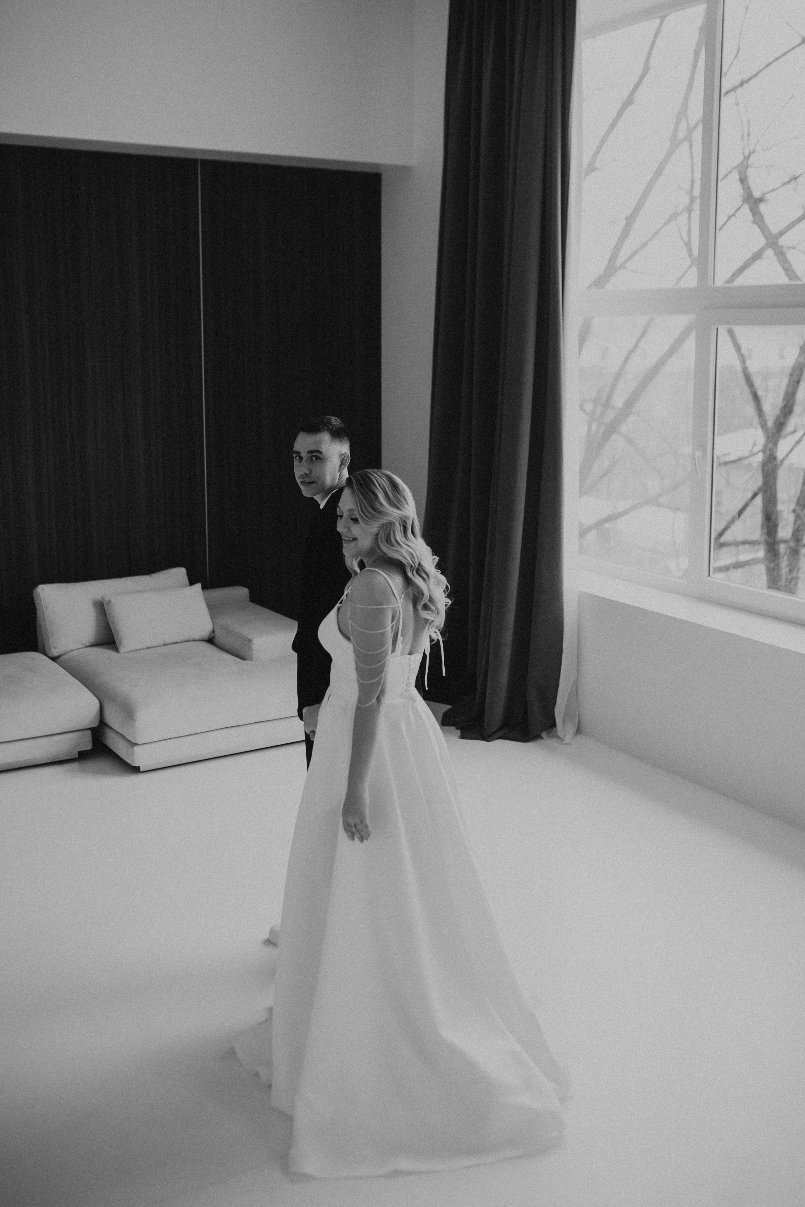 Свадебная серия в студии