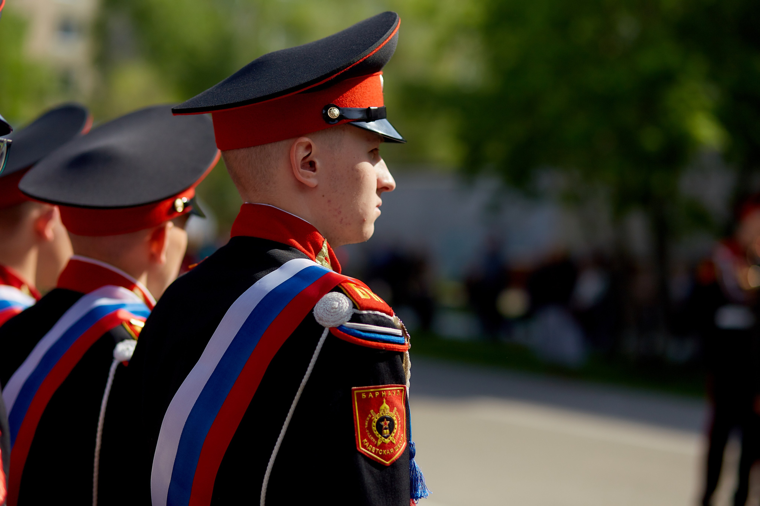 Кадеты последний звонок. Фотограф Вячеслав Фарунин