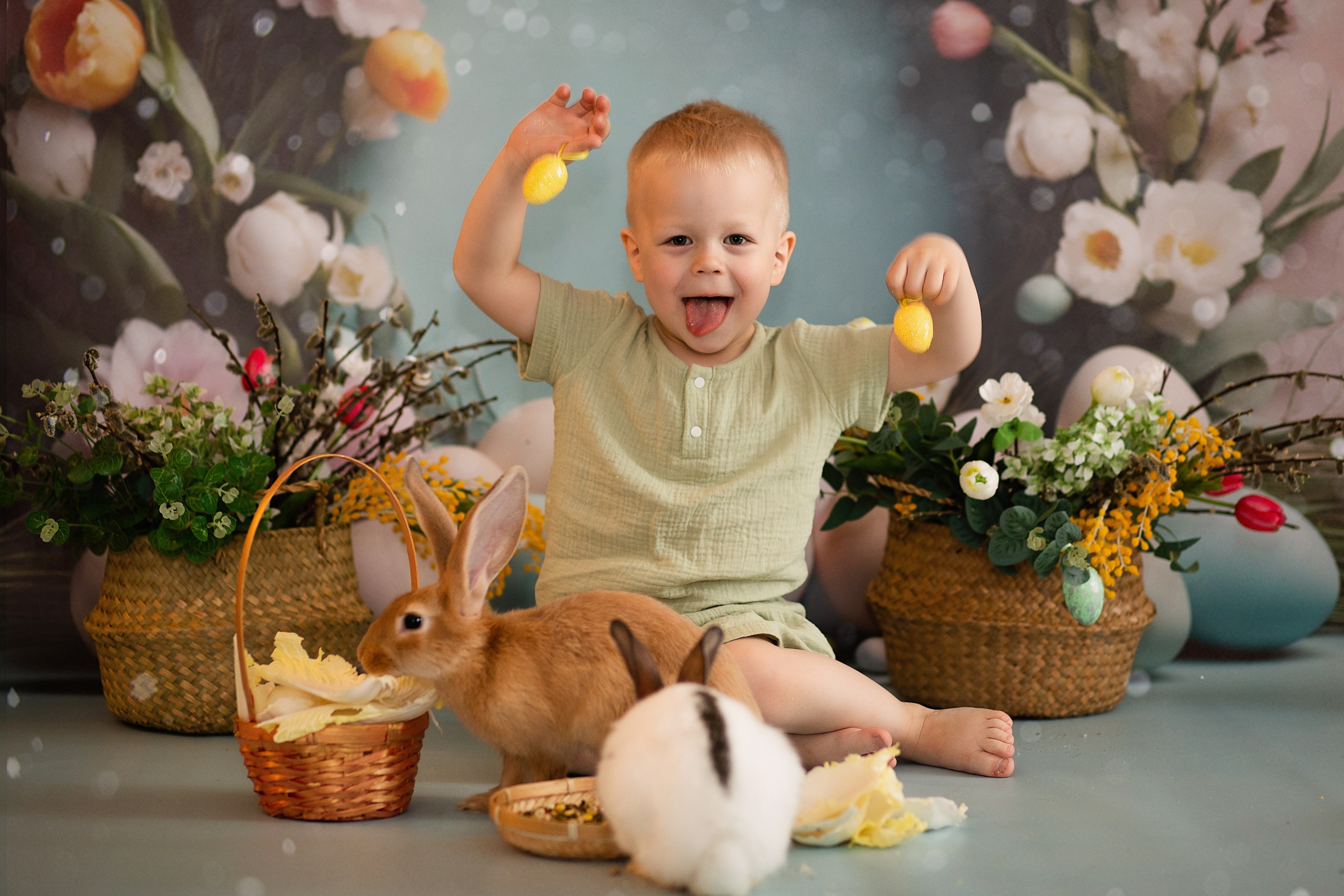 Фотопроект Пасхальный с кроликами. ФОТОГРАФ НА ГОДИК, БЕРЕМЕННОСТИ, НОВОРОЖДЕННЫХ, КРЕЩЕНИЯ МОСКВА