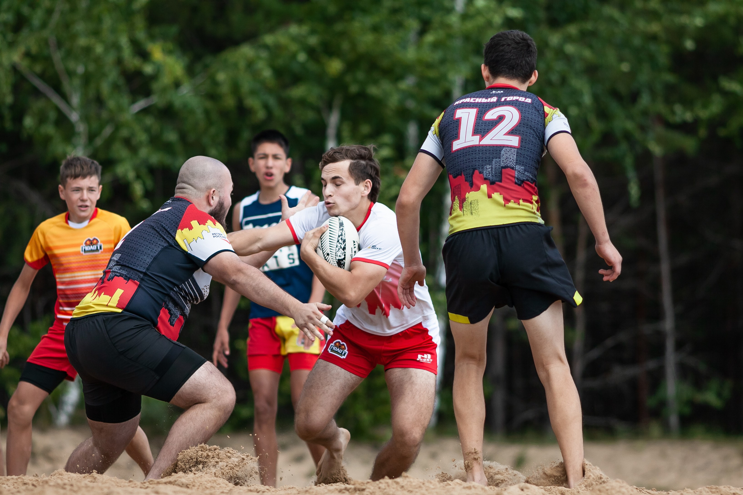 «Кубок «Молота» по пляжному Регби. Фотография