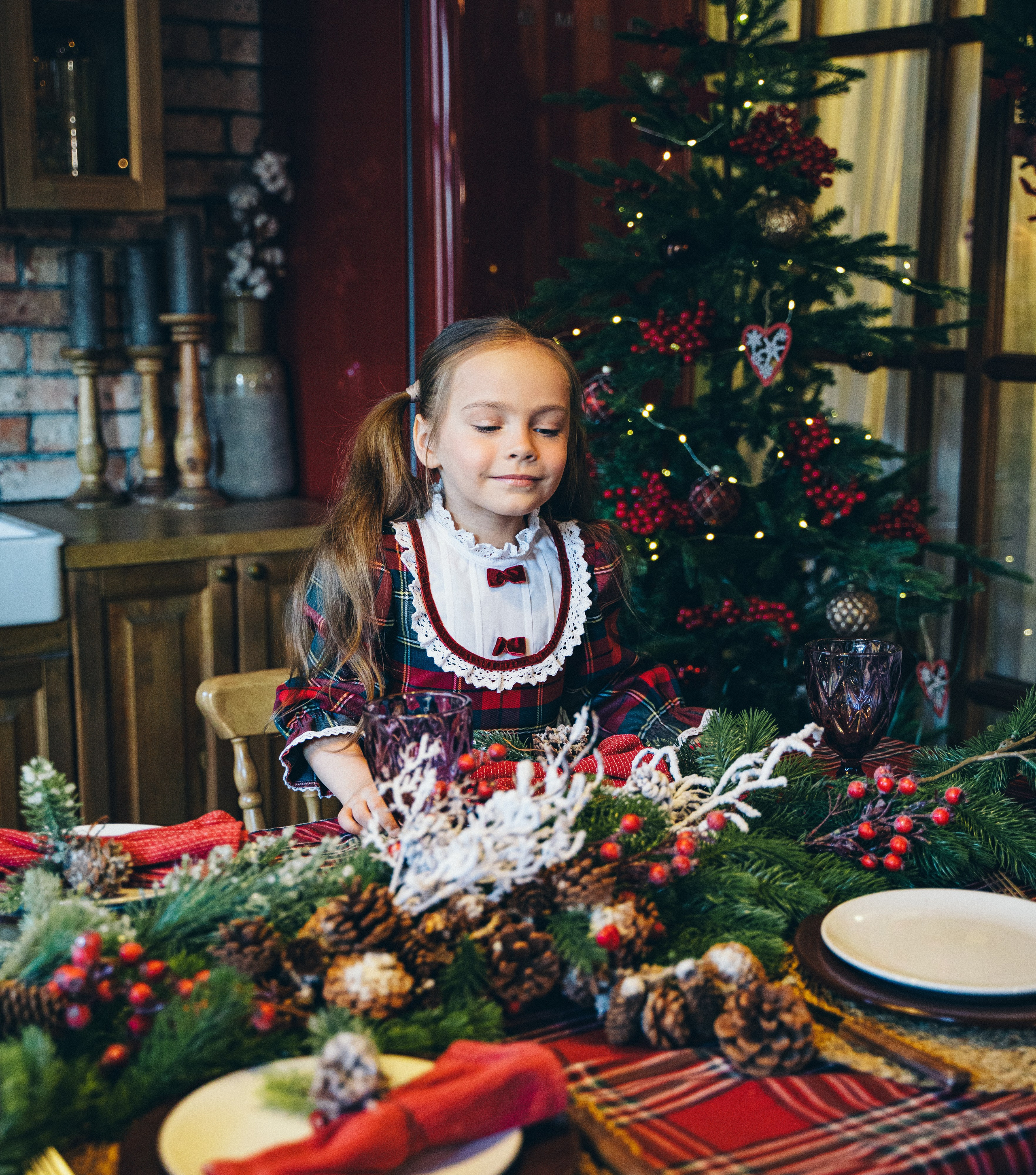 Новогодняя фотосессия в студии. Свадебный, семейный, детский, женский фотограф в Москве Дина Мажейка