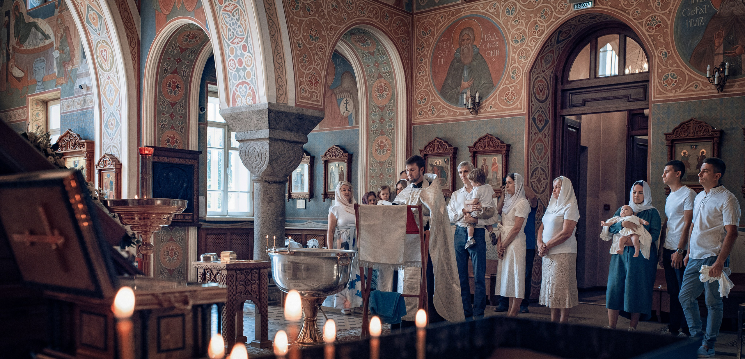 Сьемка крещения в Красноярске. Фотограф на крещение в Красноярске. Фотографы крещения/венчания  Красноярск Татьяна и Вячеслав Переваловы