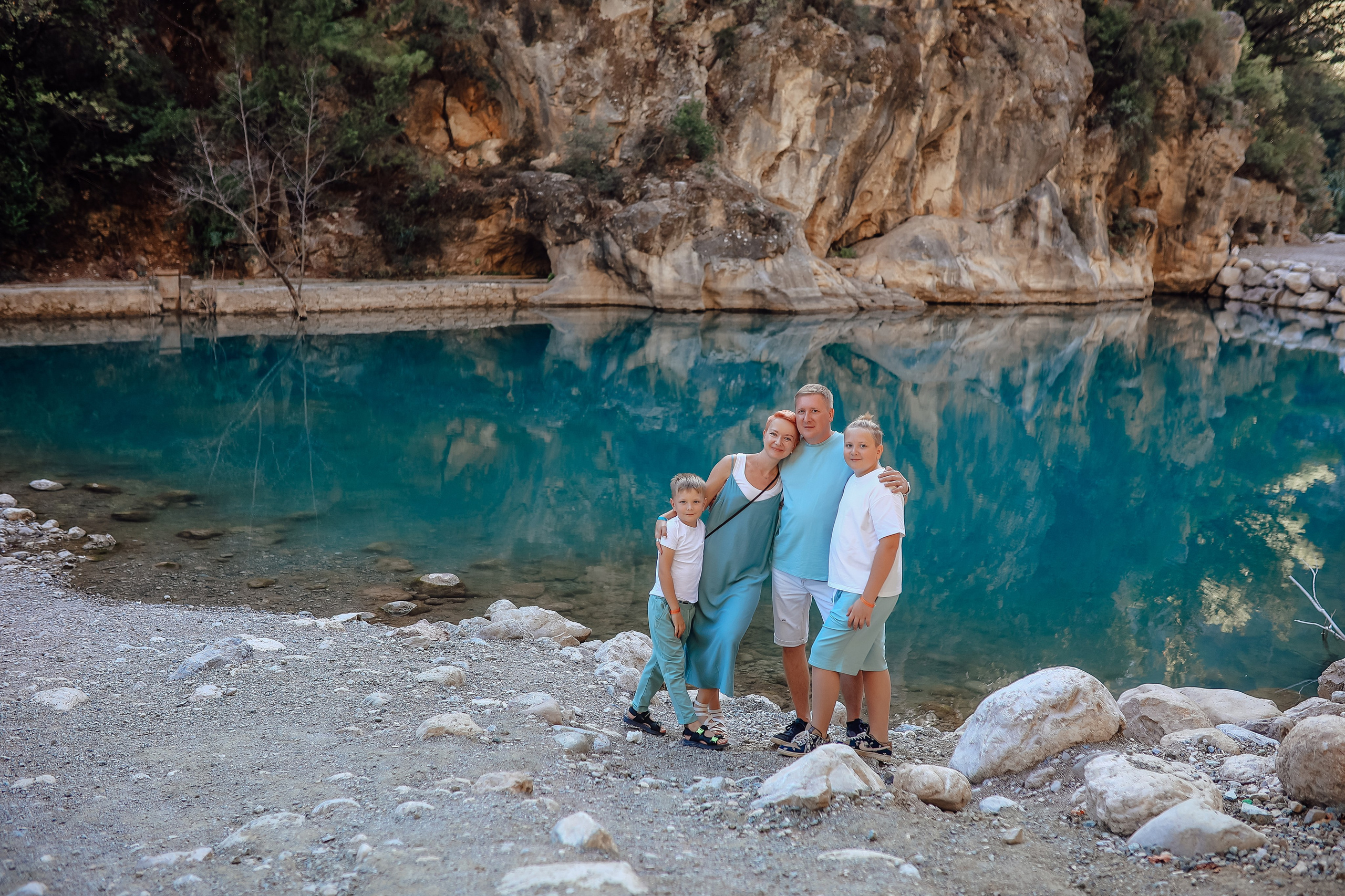 Photoshooting in canyon Goynuk (Kemer)