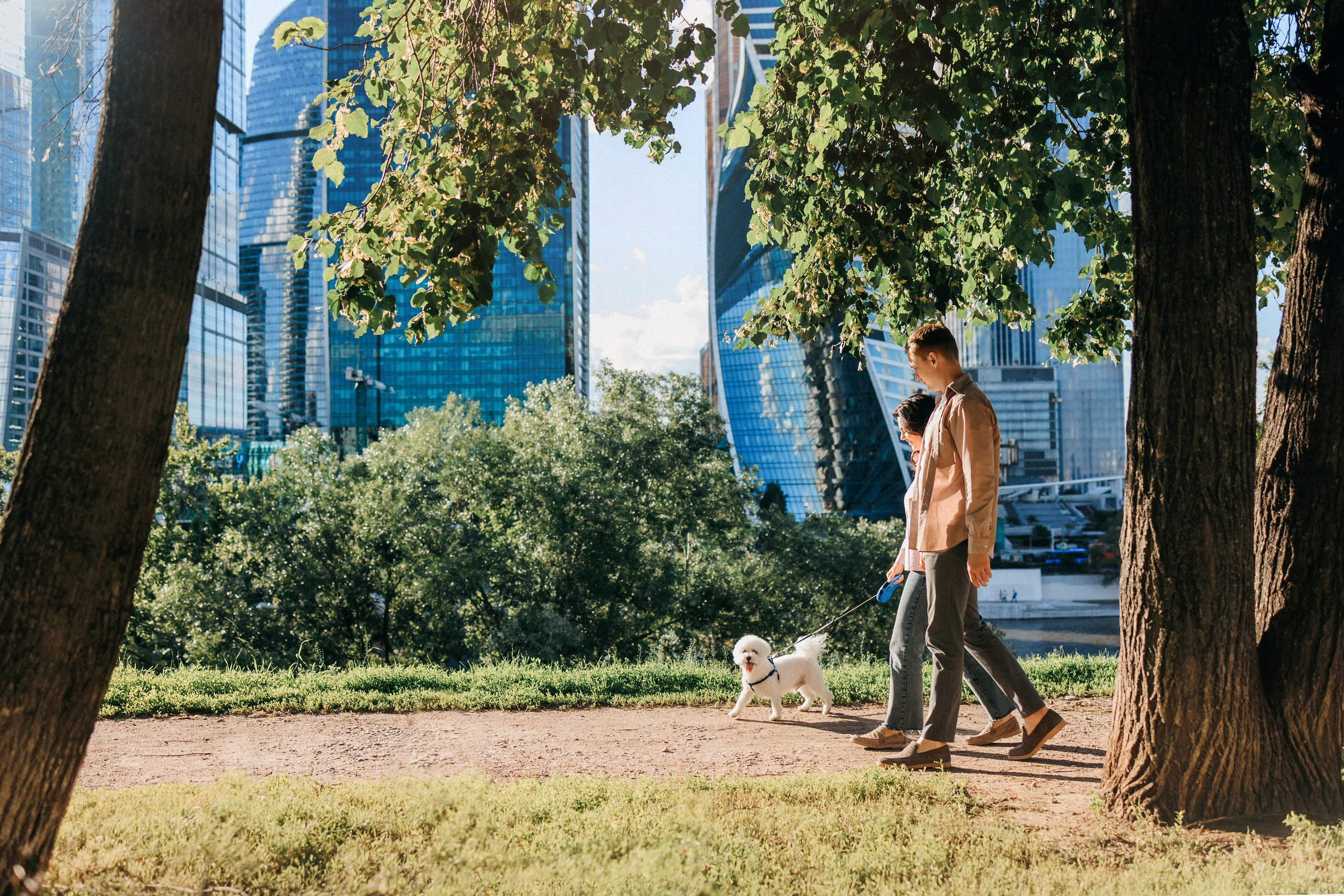 Марина, Данил и Бруно. Фотограф-анималист Елена Радченко, Москва