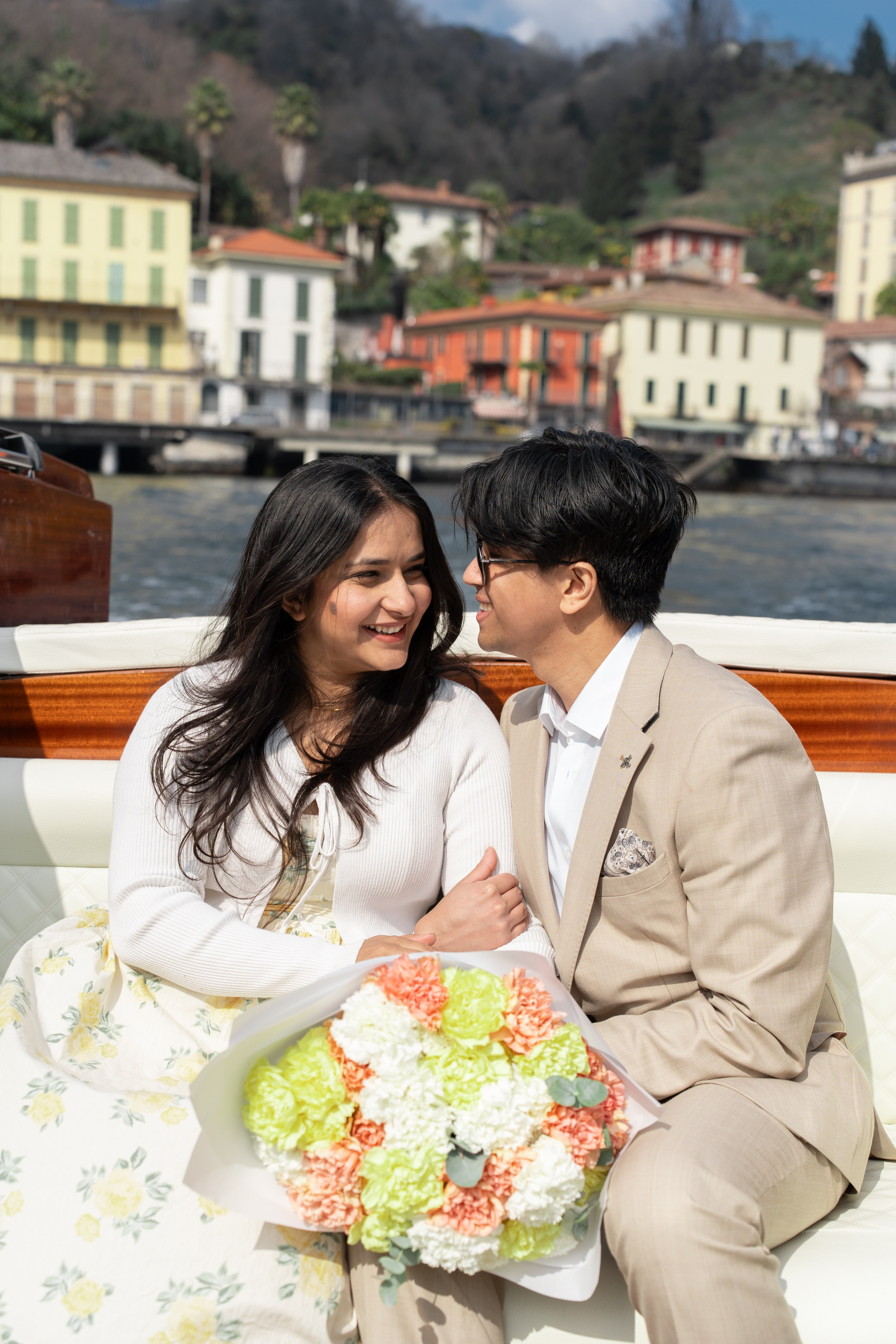 Addy & Fiance. Maria Anistratova | Destination Photographer, Videographer & Drone Pilot — Lake Como
