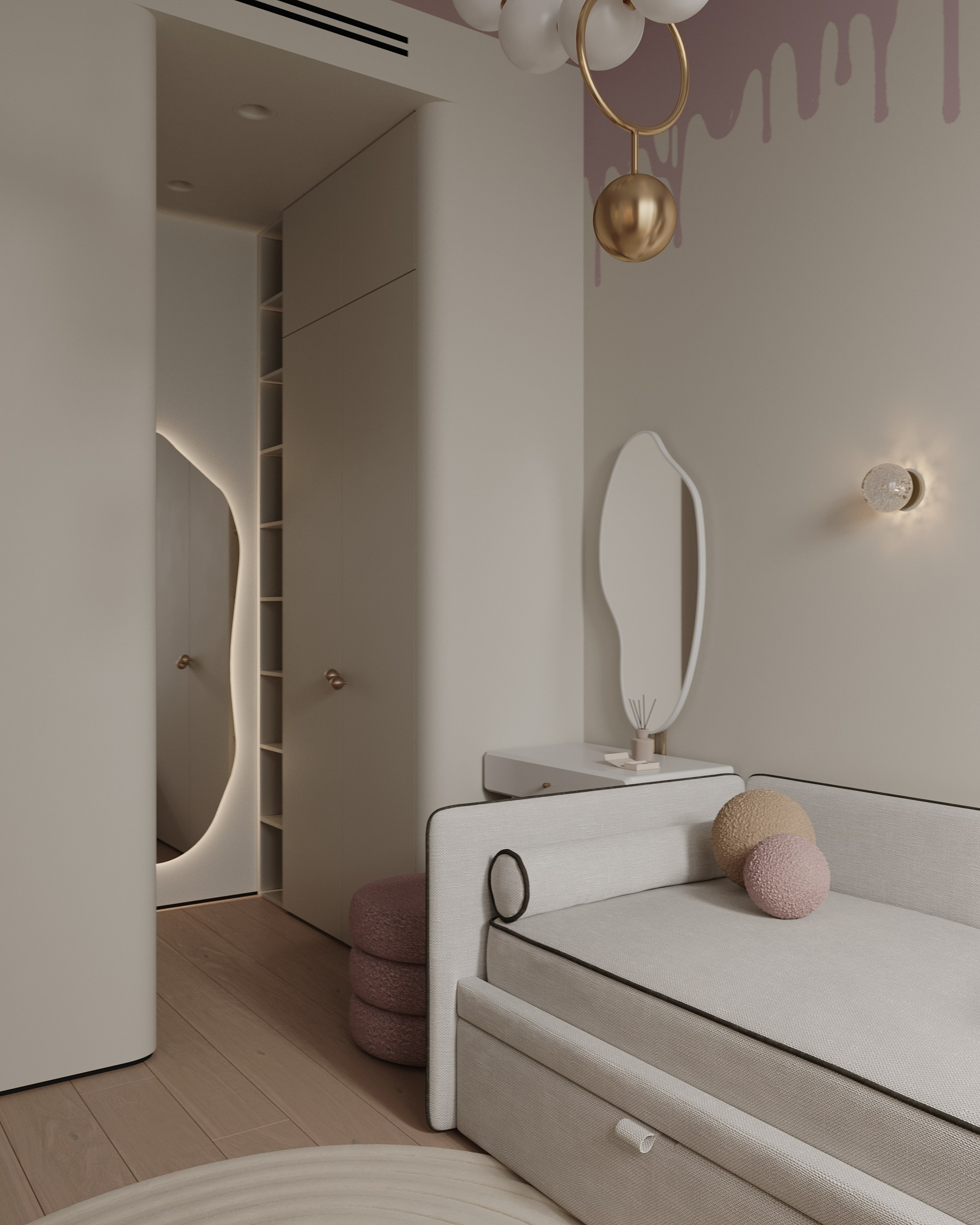 Квартира / 2023. 3D-сцены интерьеров в 3ds Мах: сборка по ТЗ для визуализаторов