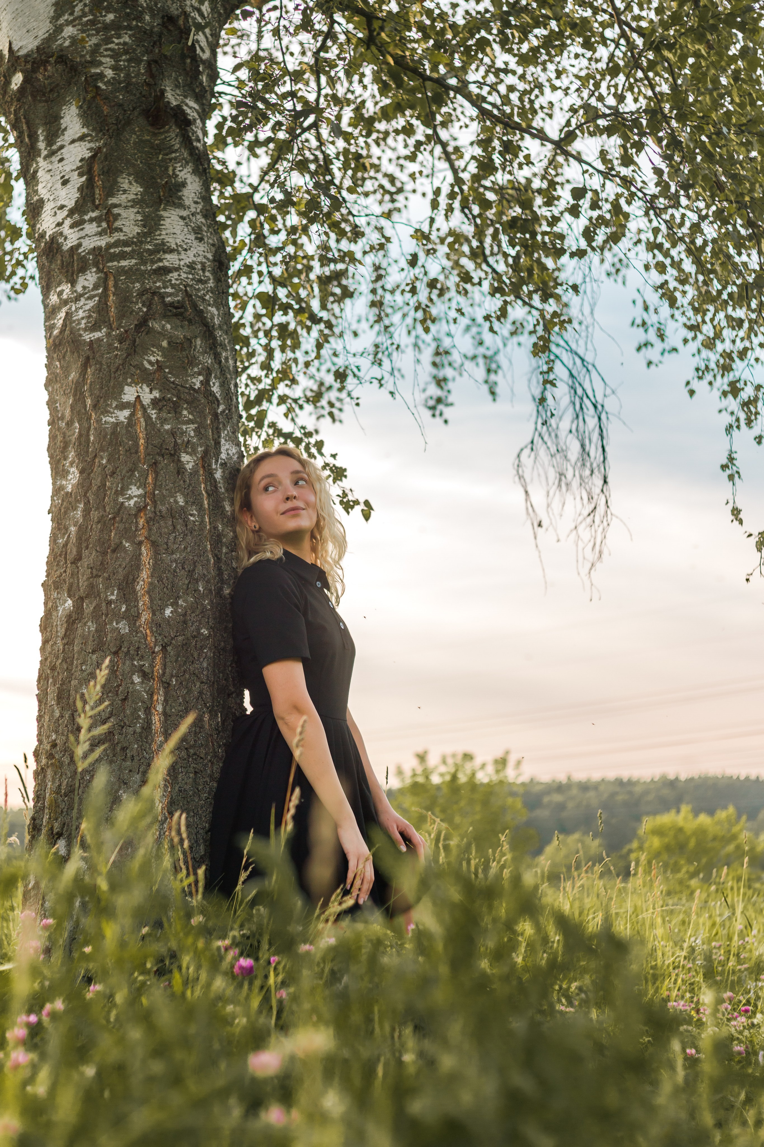 У березы. Khalimonov