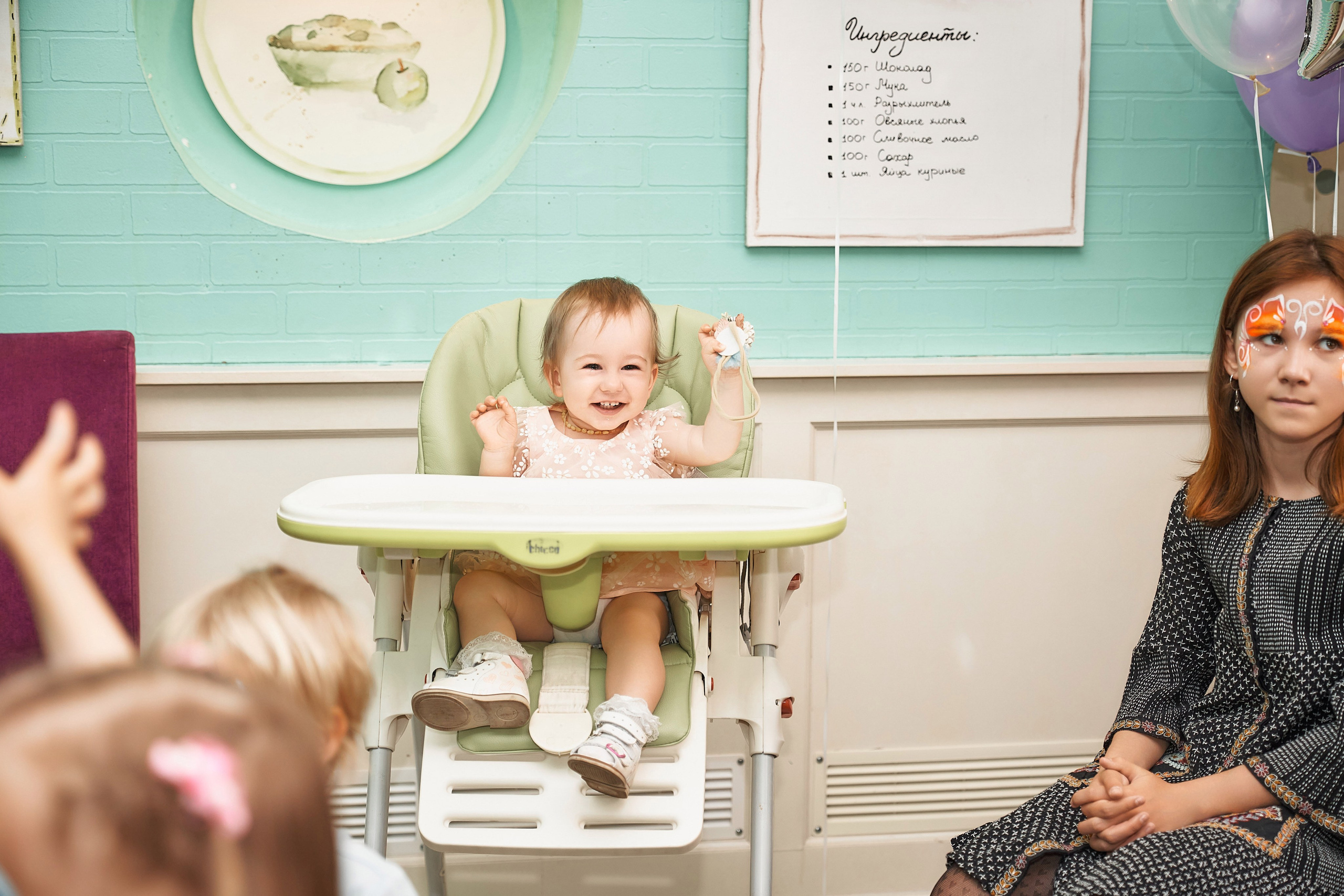 Детская Фотосессия в кафе Андерсон — день рожденье, 1 годик