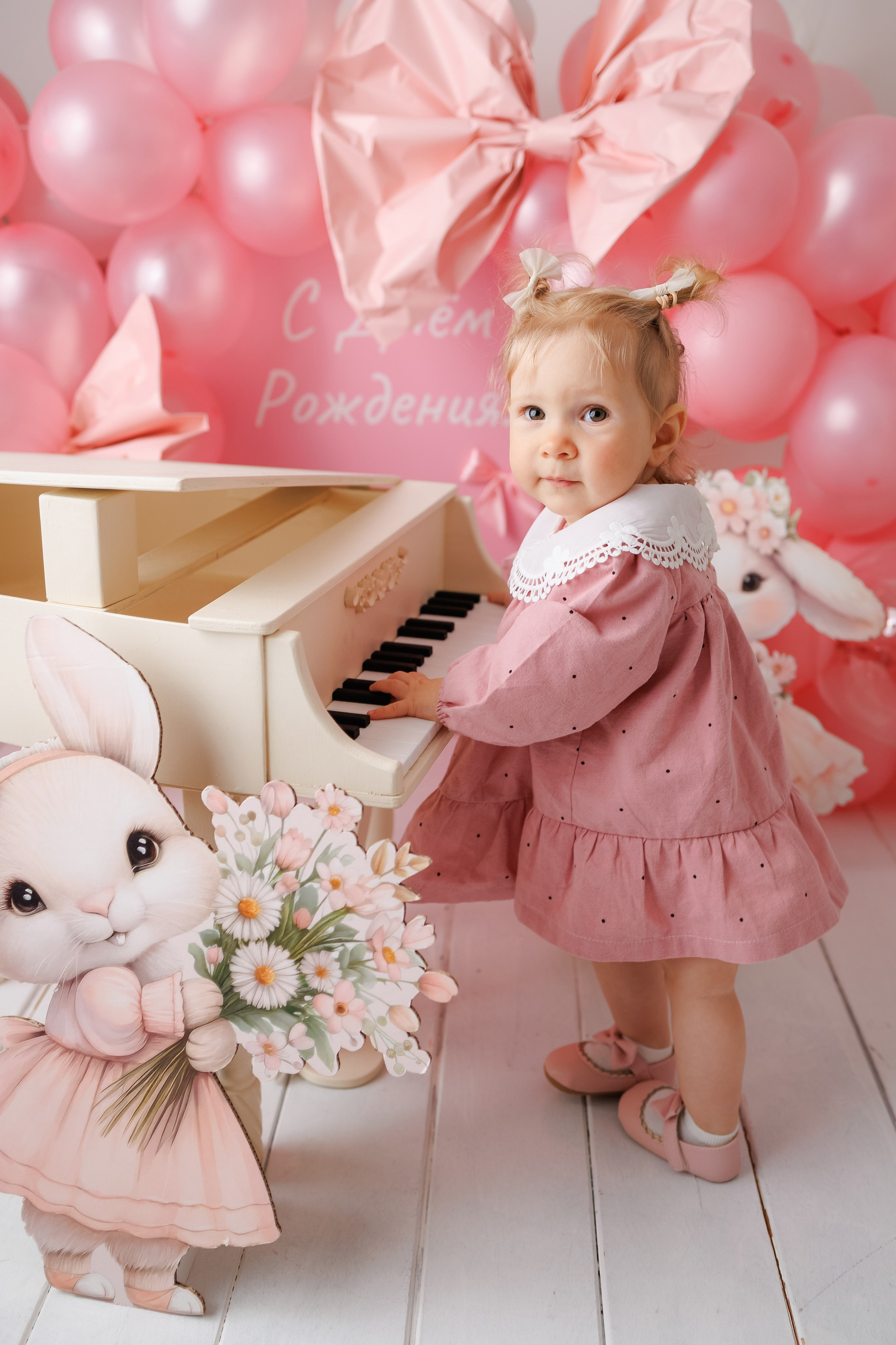 Ирочке 1 годик. Фотограф новорожденный малышей Новосибирск